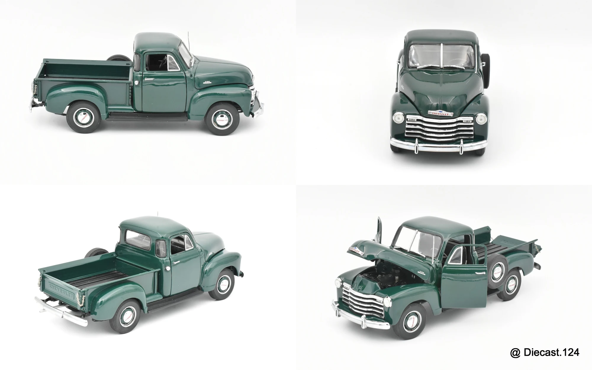 Four views of Chevrolet Pickup