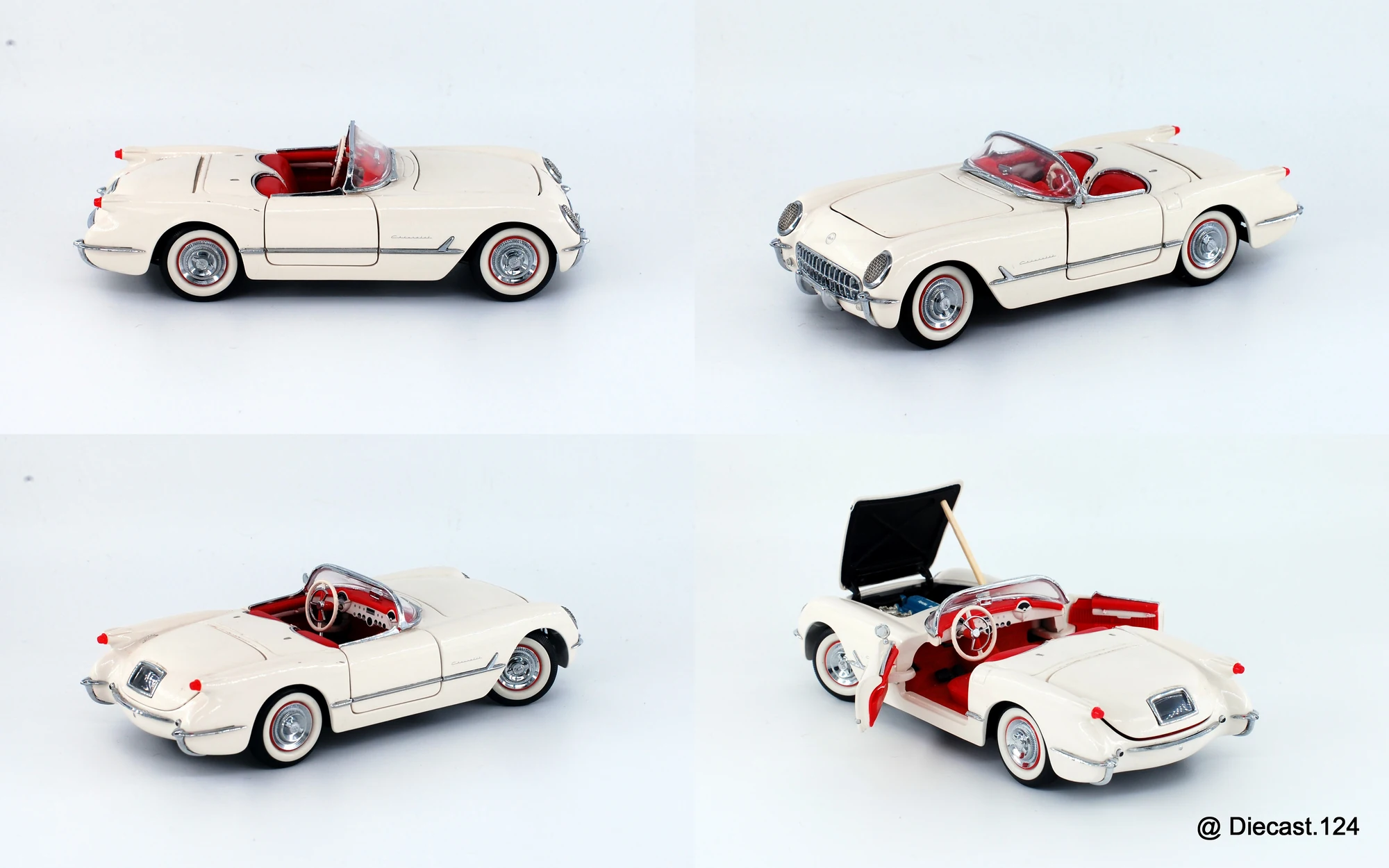 Four views of Chevrolet Corvette Cabrio