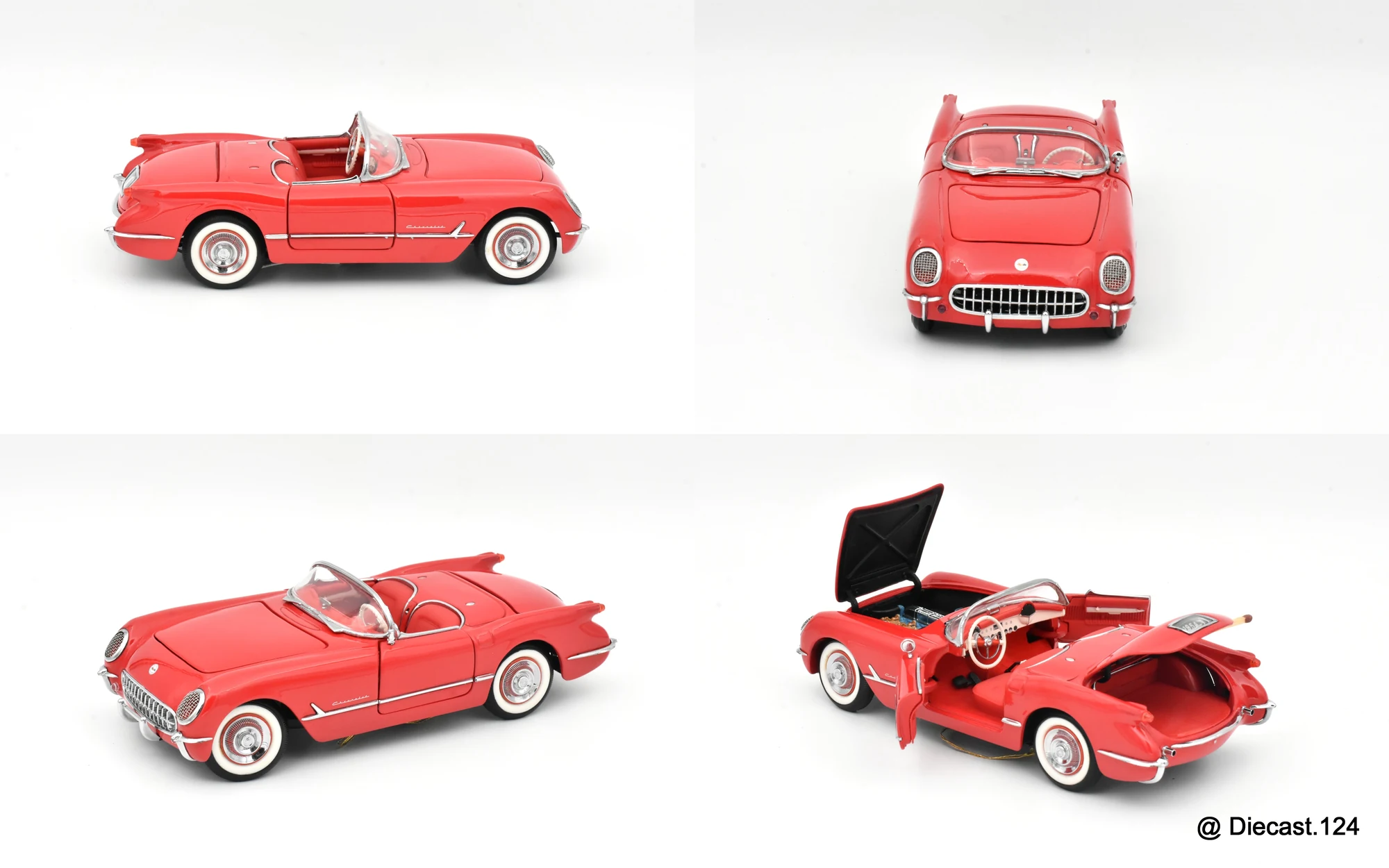 Four views of Chevrolet Corvette Roadster