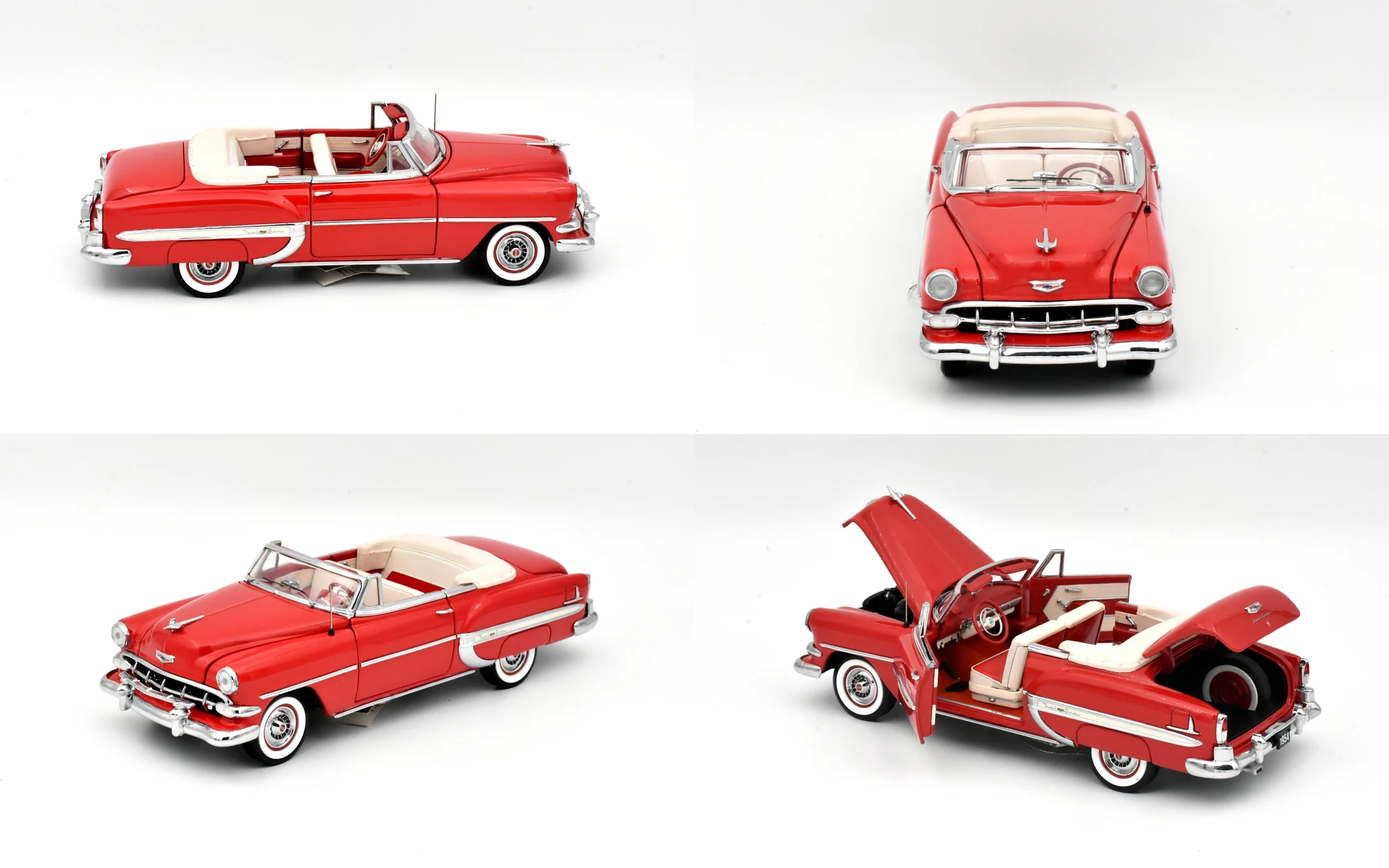 Four views of Chevrolet Bel Air