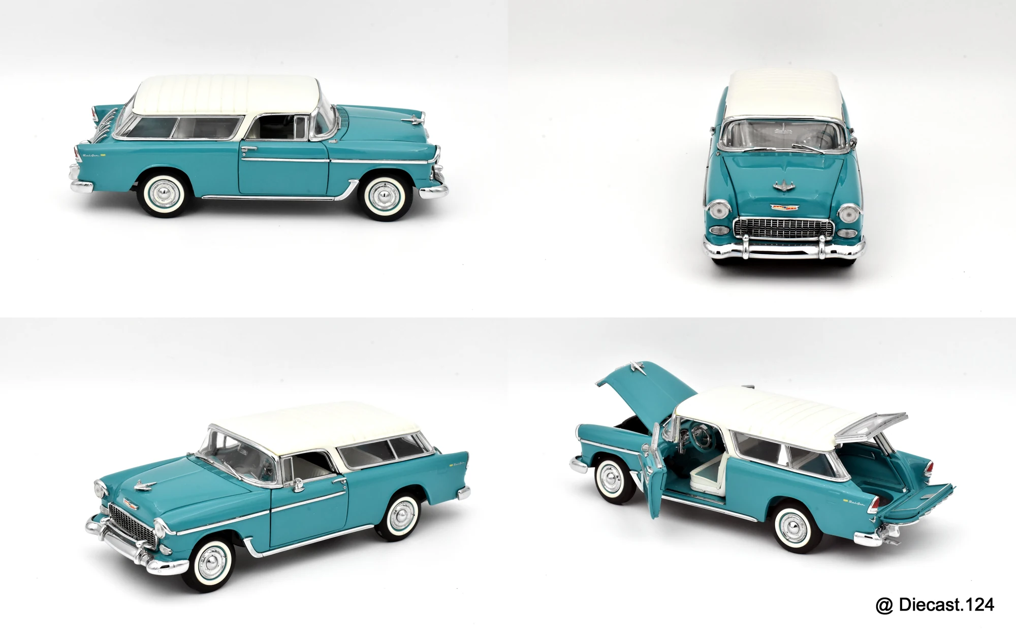 Four views of Chevrolet Nomad