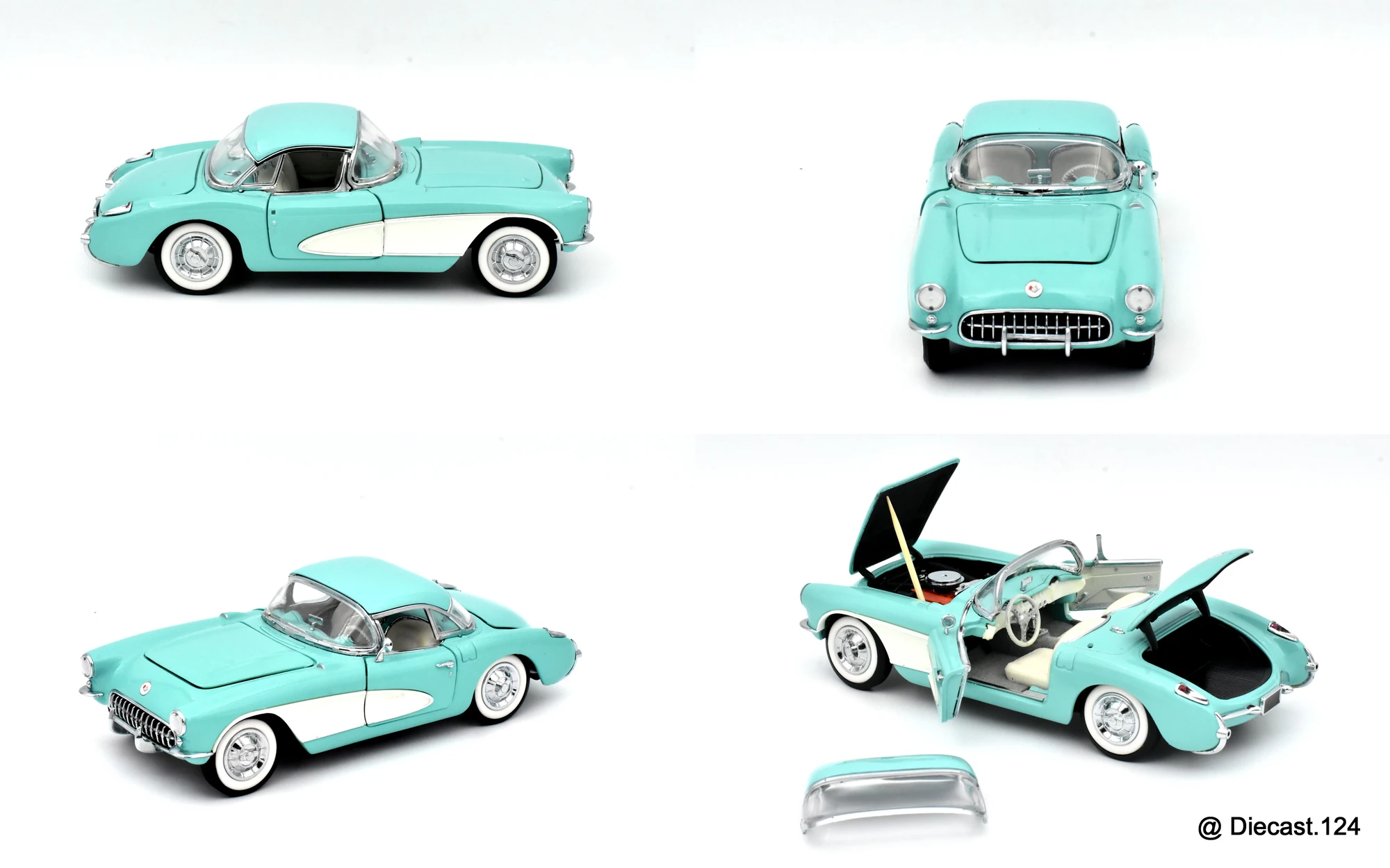 Four views of Chevrolet Corvette Roadster