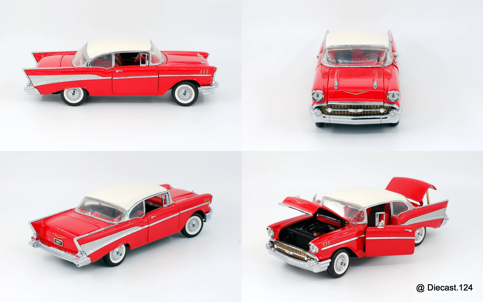 Four views of Chevrolet Bel Air Hardtop
