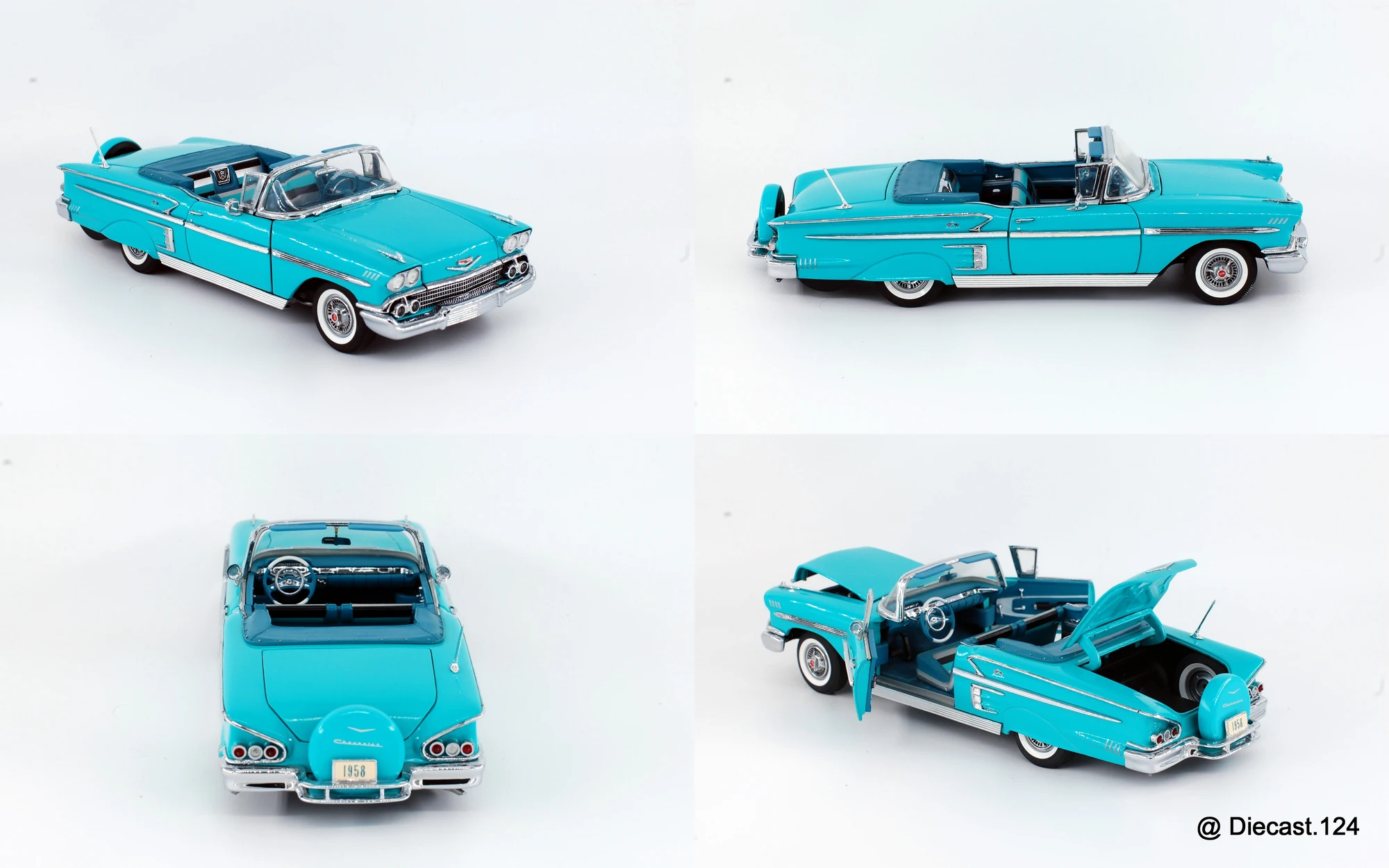 Four views of Chevrolet Impala Convertible