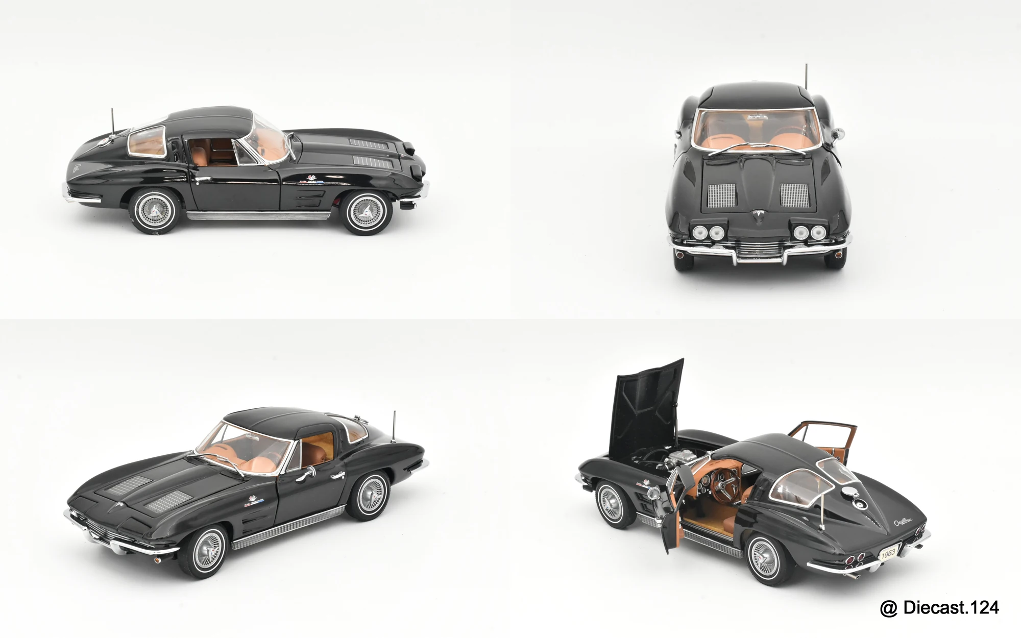 Four views of Chevrolet Corvette Stingray Coupe