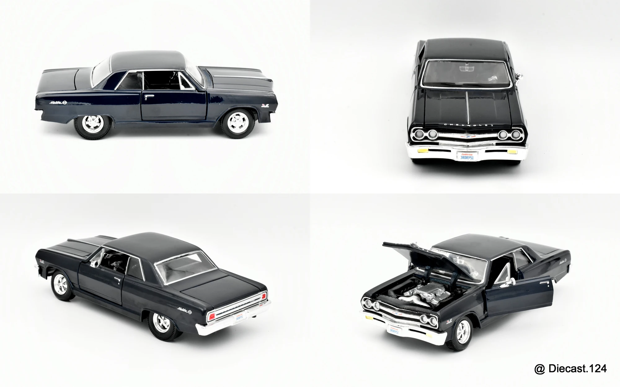Four views of Chevrolet Malibu SS