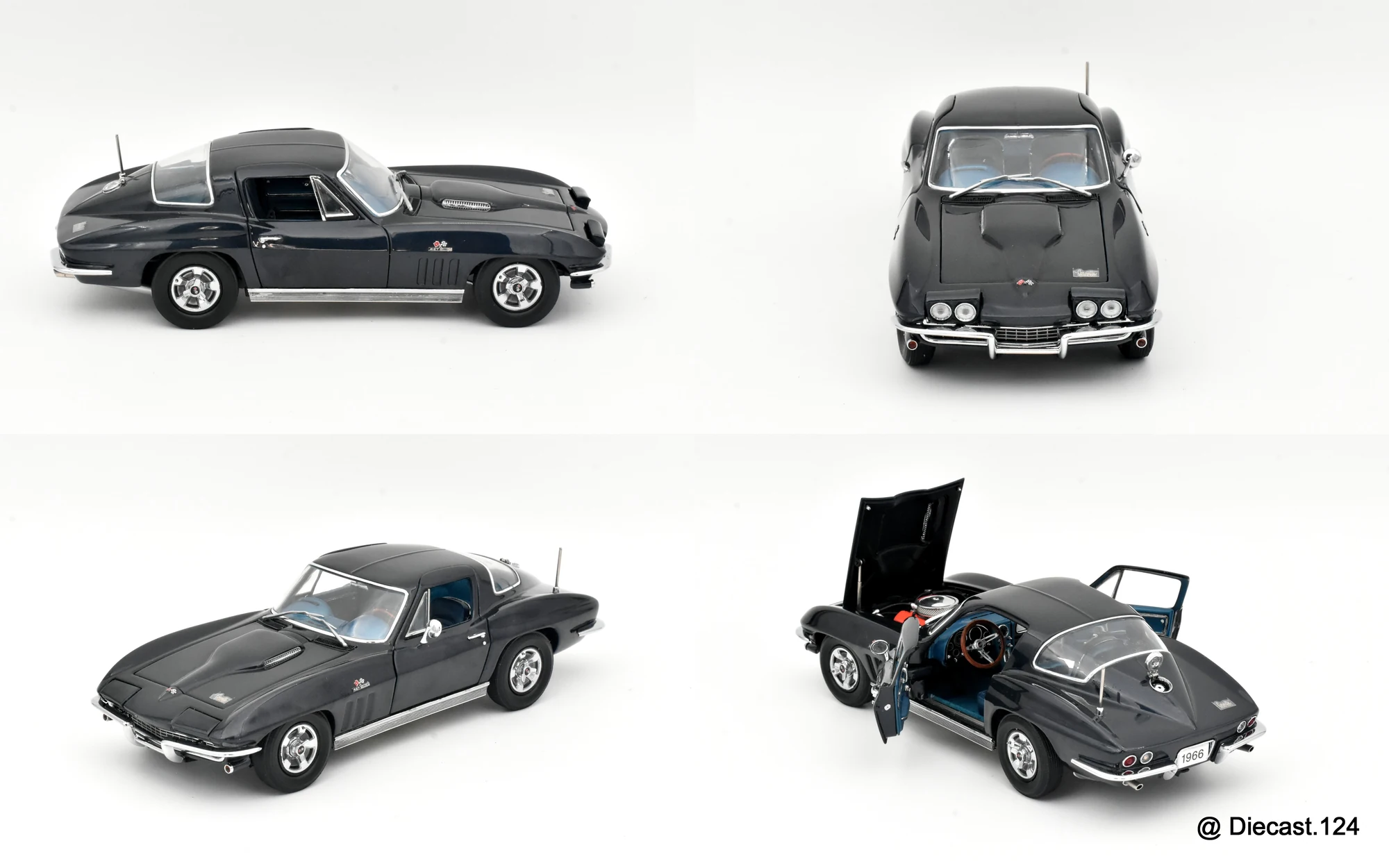 Four views of Chevrolet Corvette Coupe 427