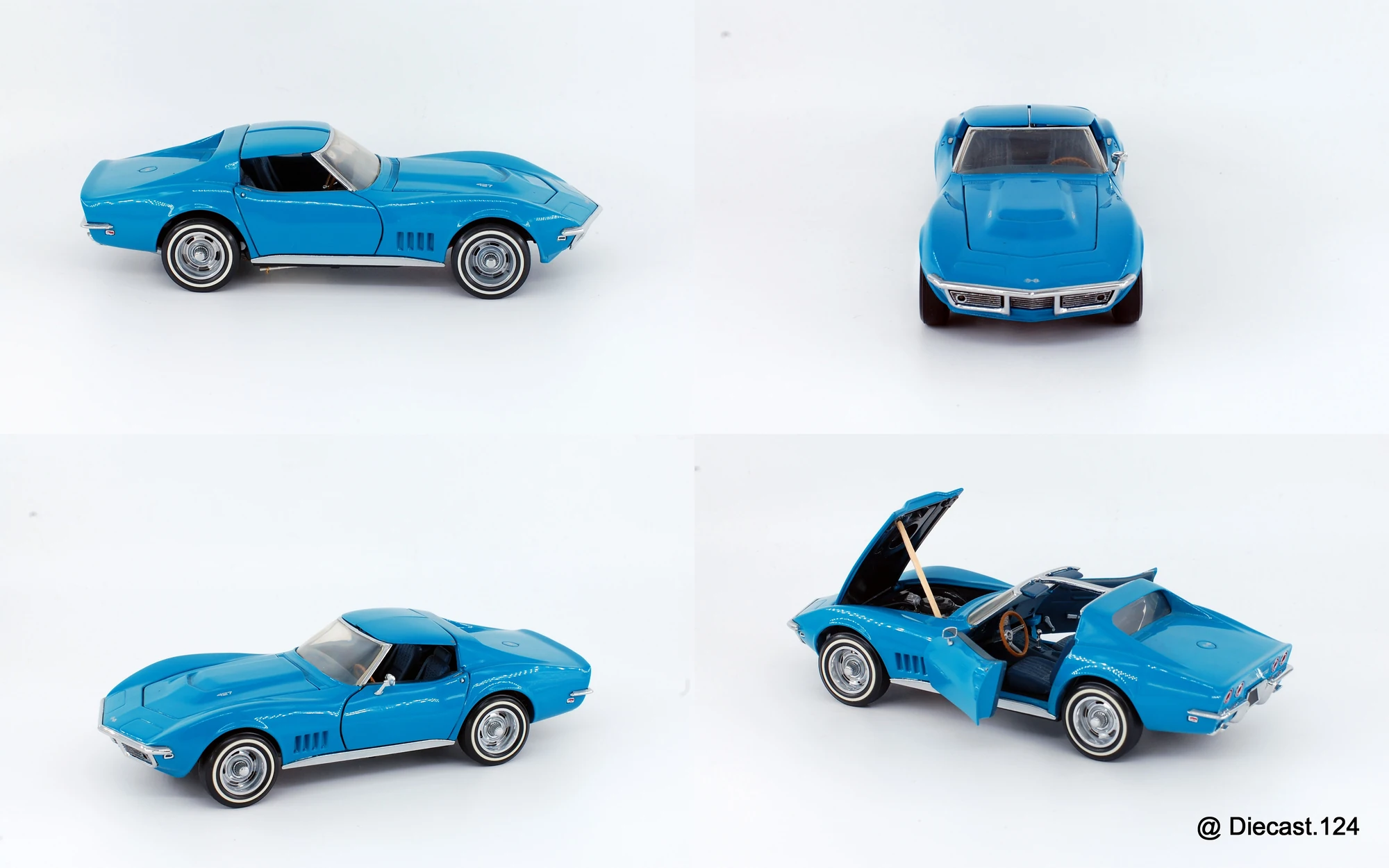 Four views of Chevrolet Corvette Coupe