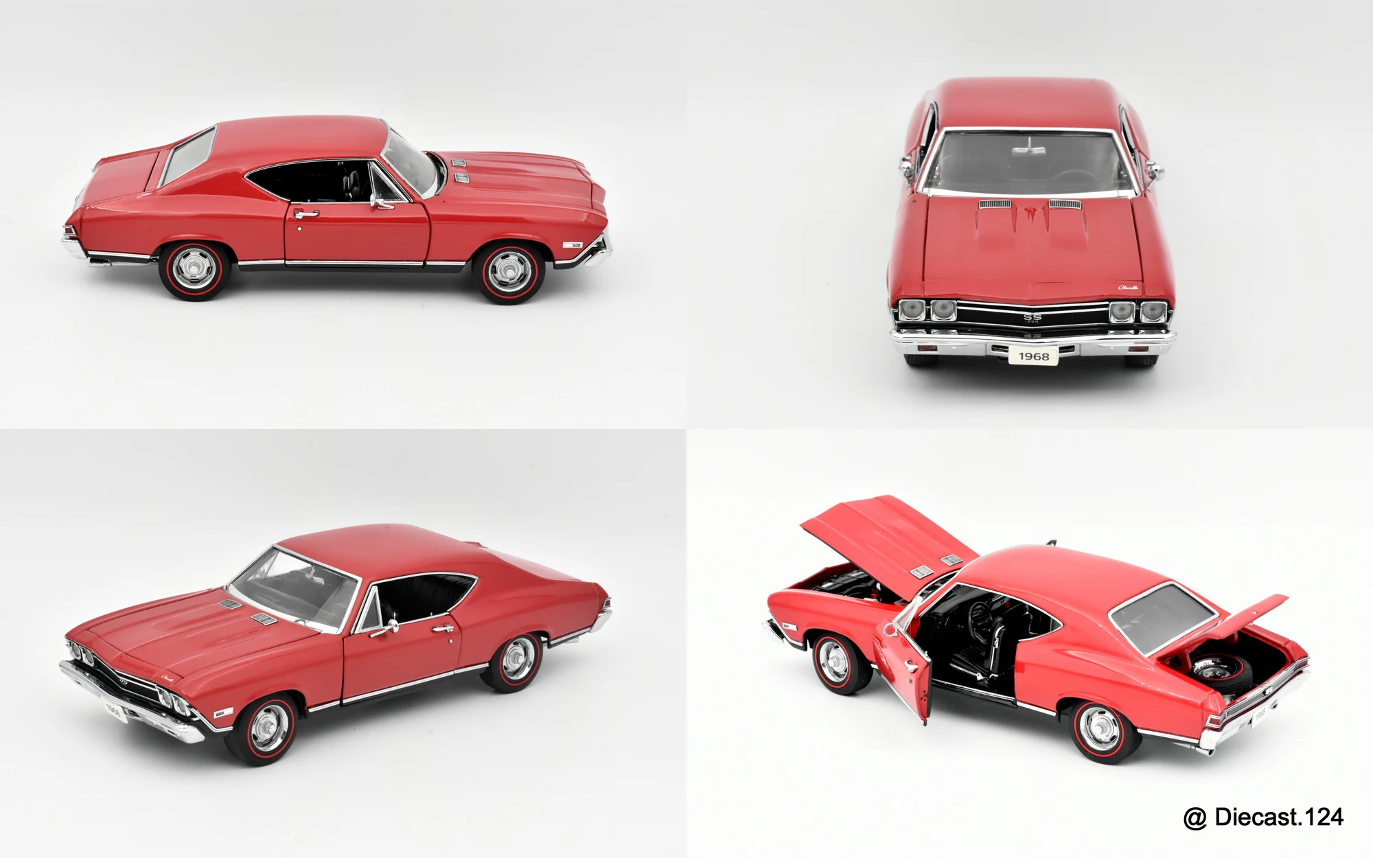 Four views of Chevrolet Chevelle SS 396