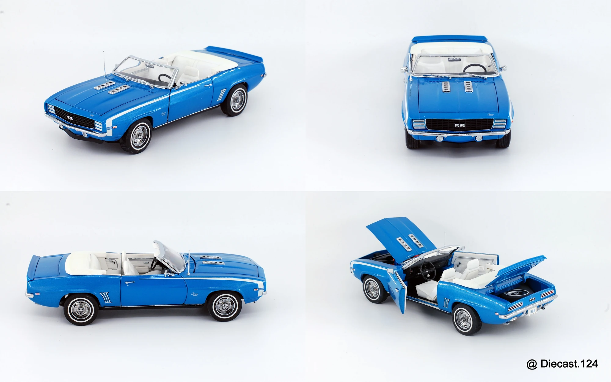 Four views of Chevrolet Camaro Convertible RS/SS