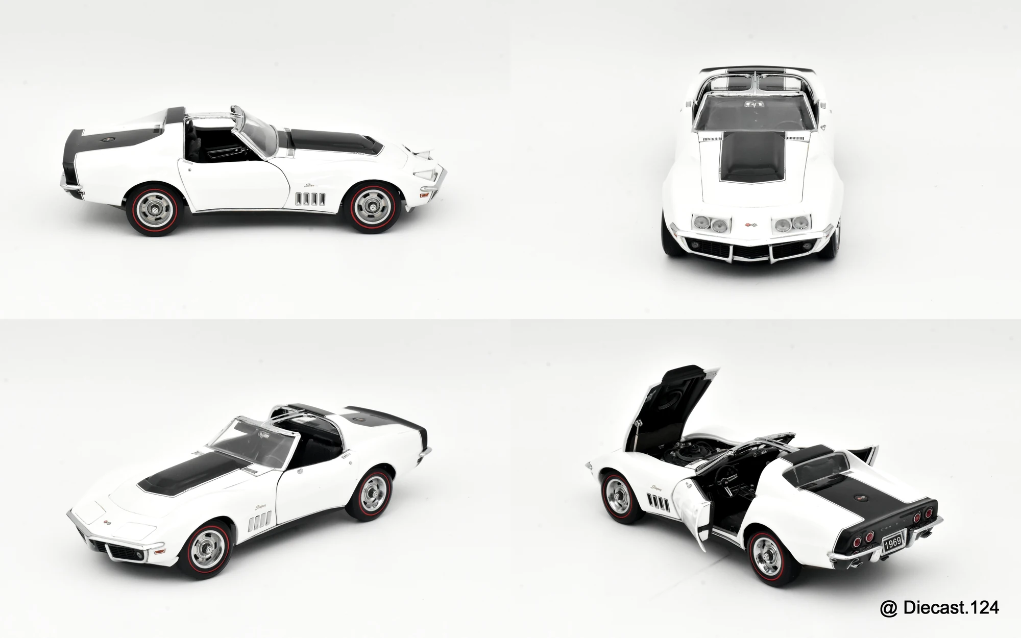 Four views of Chevrolet Corvette Coupe ZL1