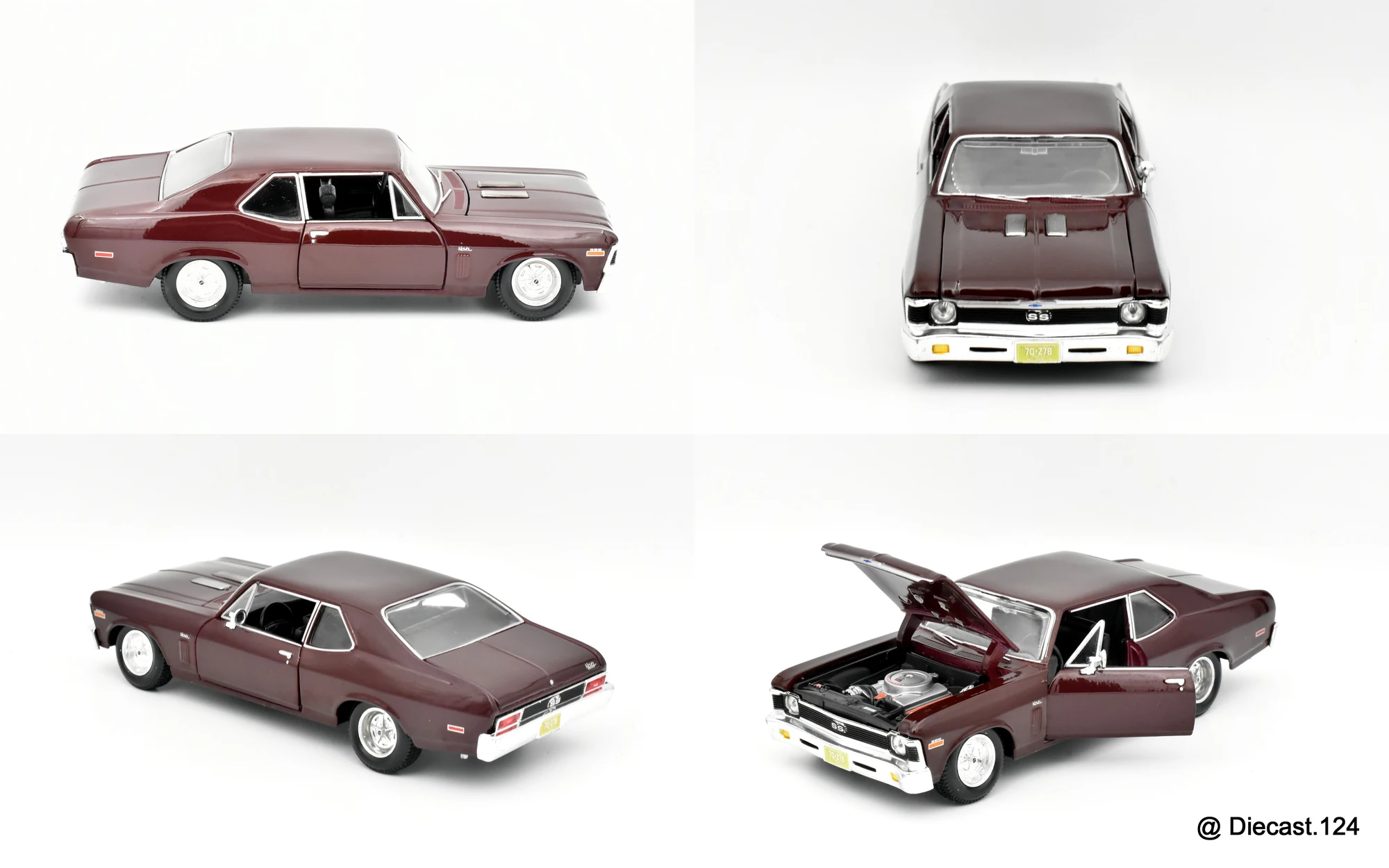 Four views of Chevrolet Nova SS