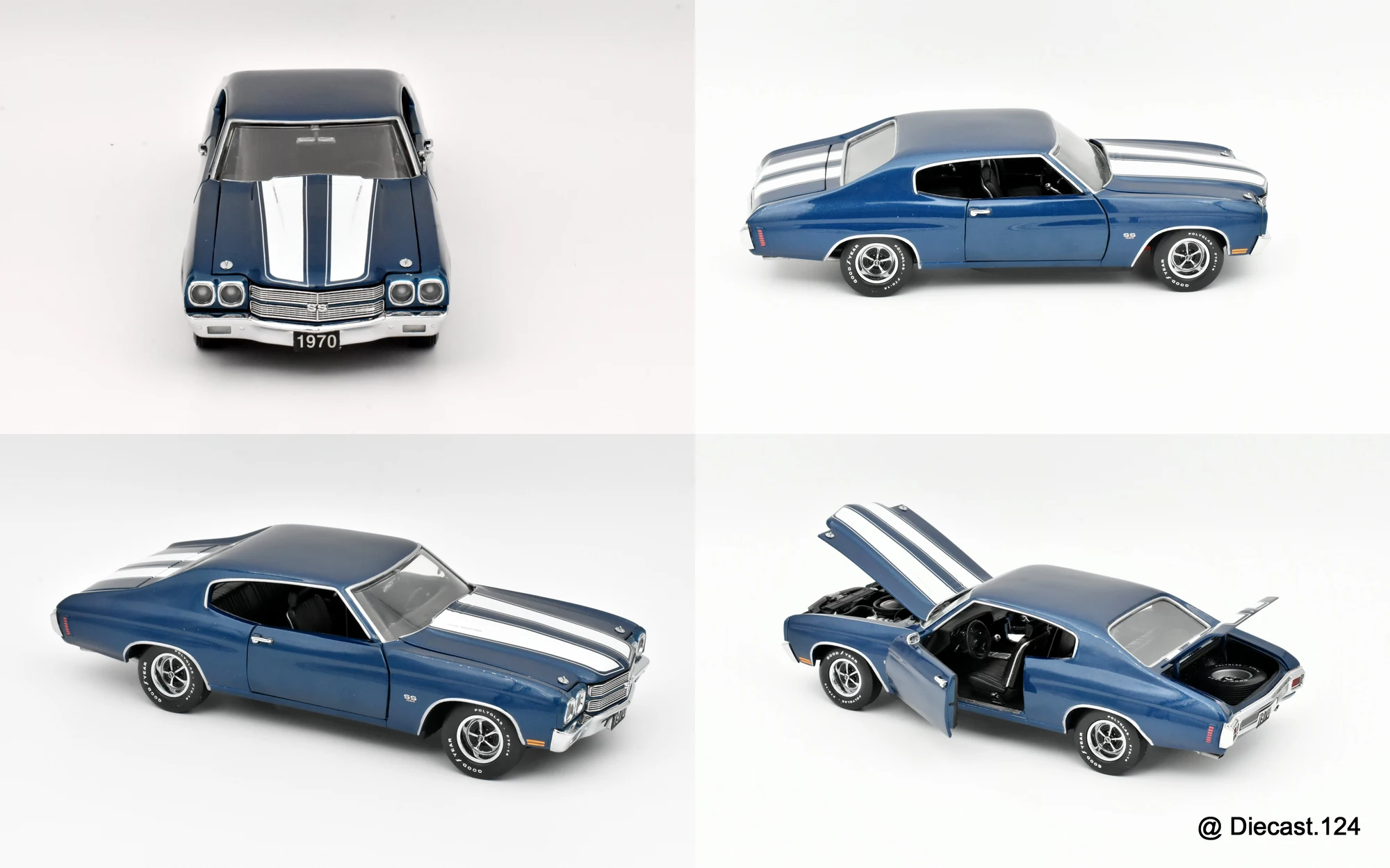 Four views of Chevrolet Chevelle SS 396