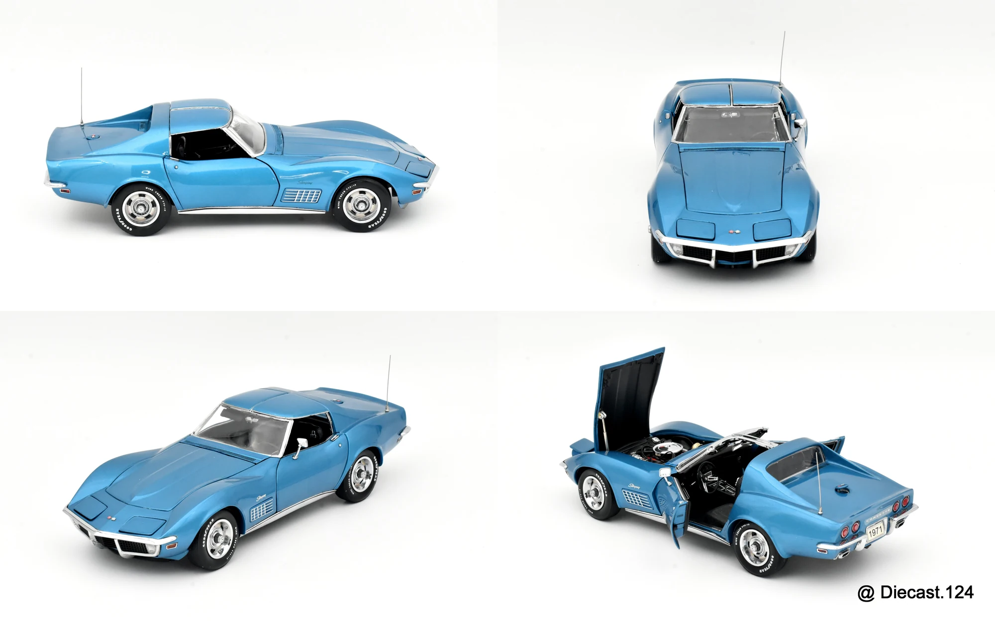 Four views of Chevrolet Corvette Coupe LE