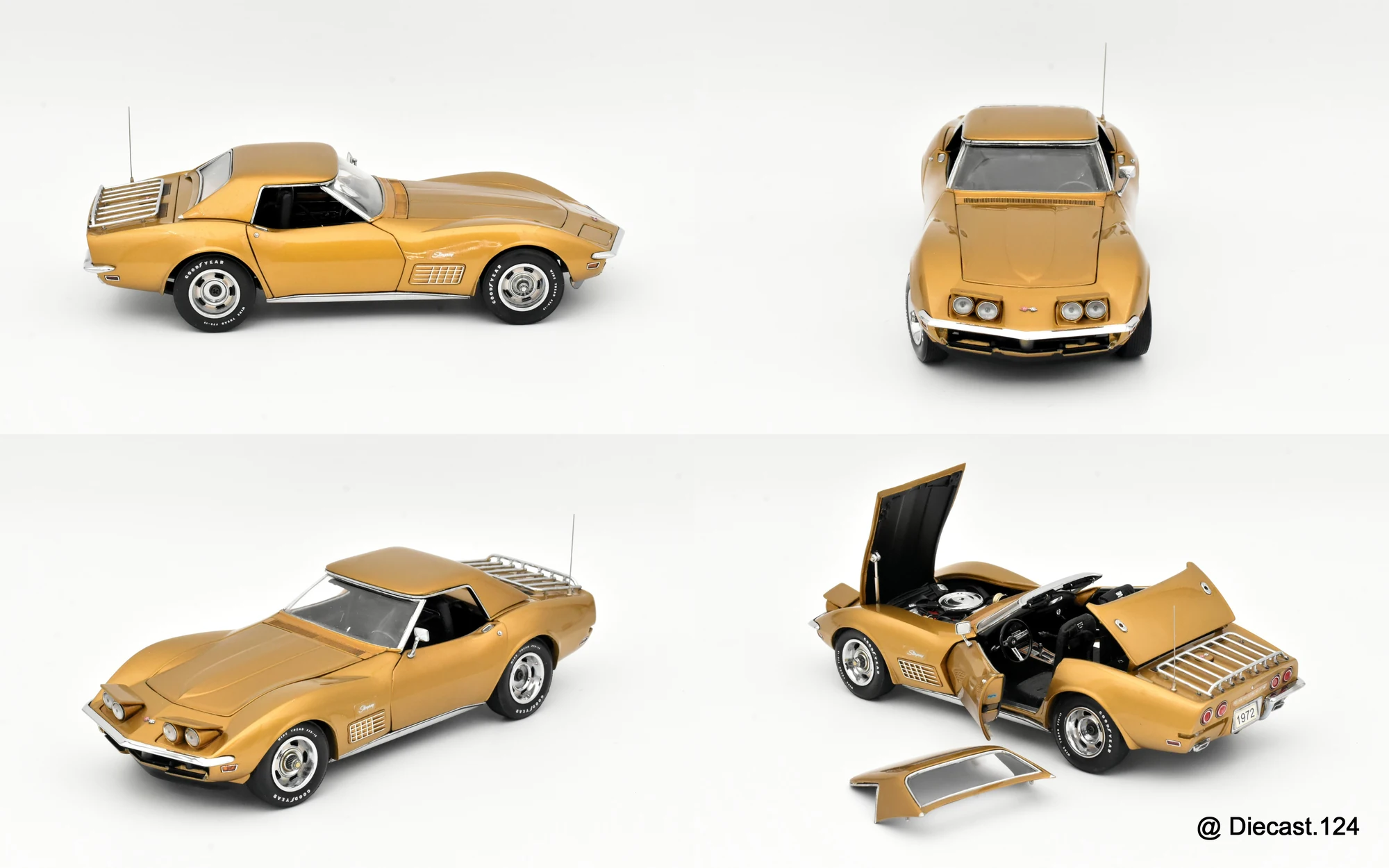 Four views of Chevrolet Corvette Convertible