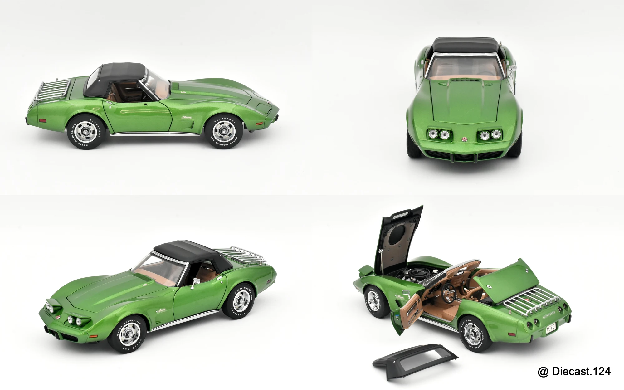 Four views of Chevrolet Corvette