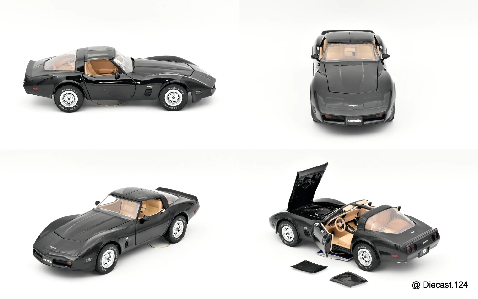 Four views of Chevrolet Corvette L-82 DMCC LE