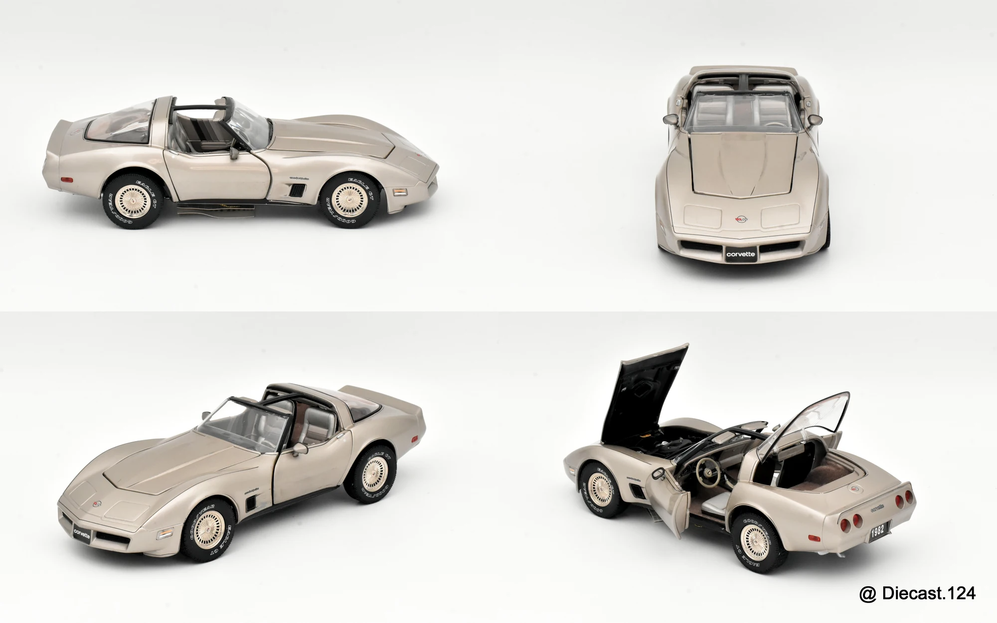 Four views of Chevrolet Corvette Coupe Collectors Ed LE