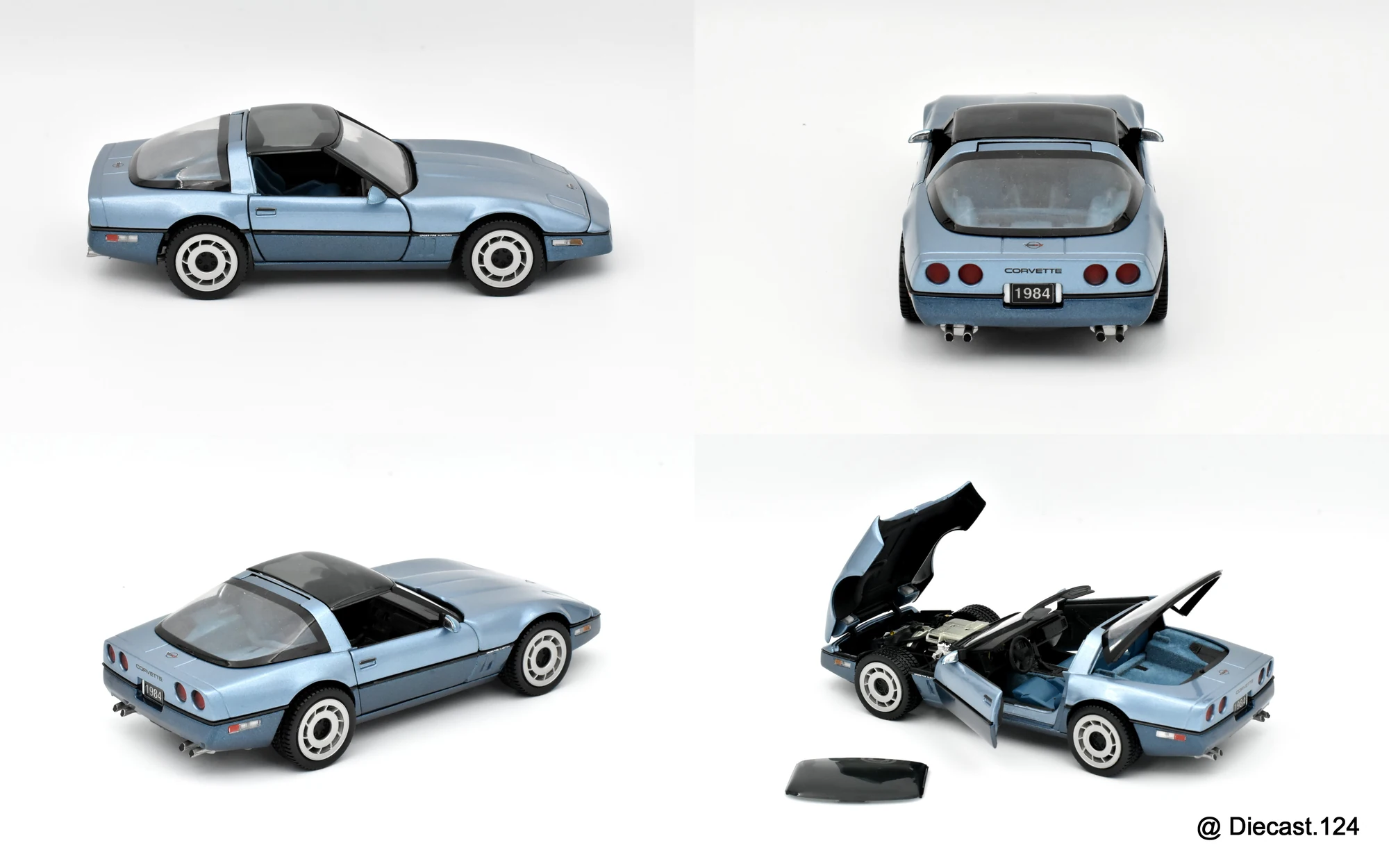 Four views of Chevrolet Corvette Targa