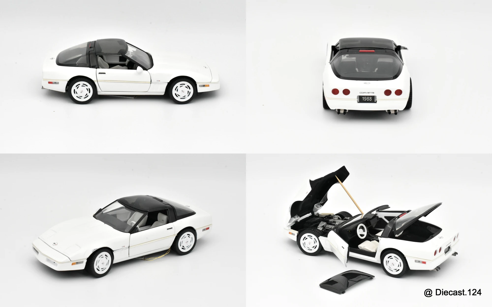 Four views of Chevrolet Corvette Coupe