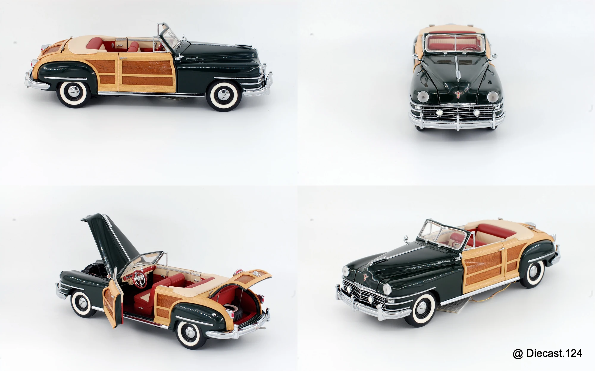 Four views of Chrysler Town and Country Convertible