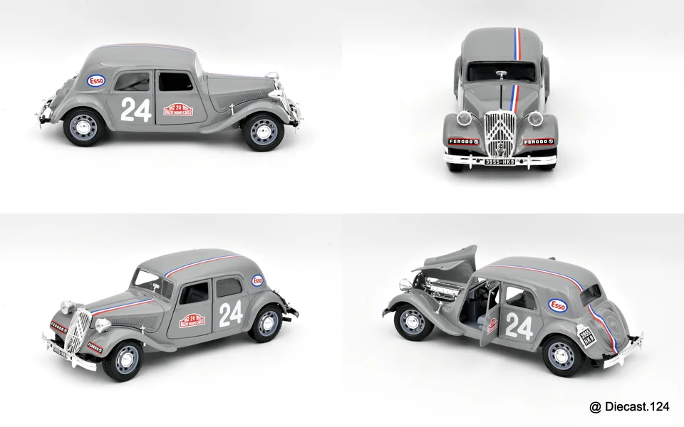 Four views of Citroen Traction Avant (15 CV)