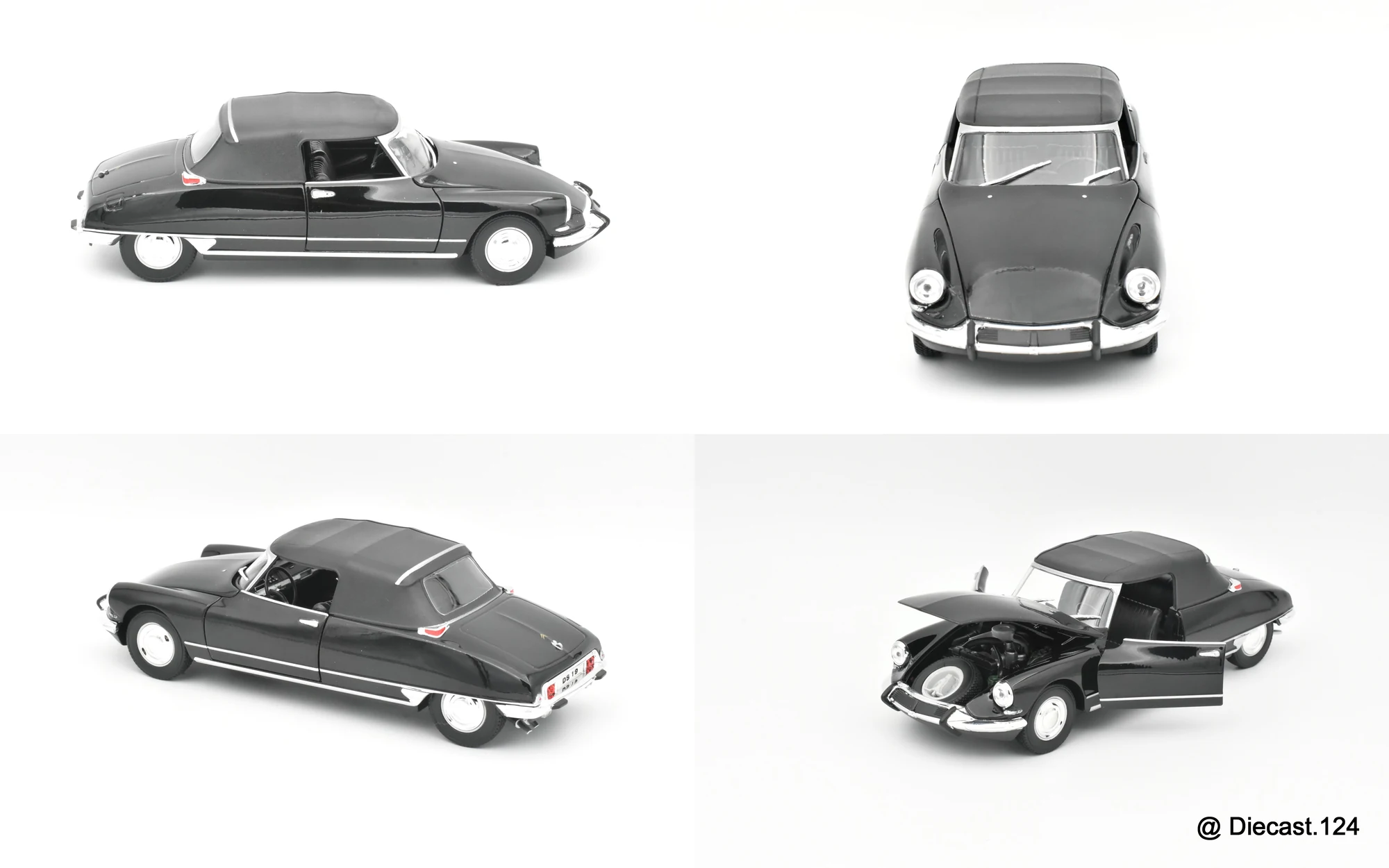 Four views of Citroen DS 19