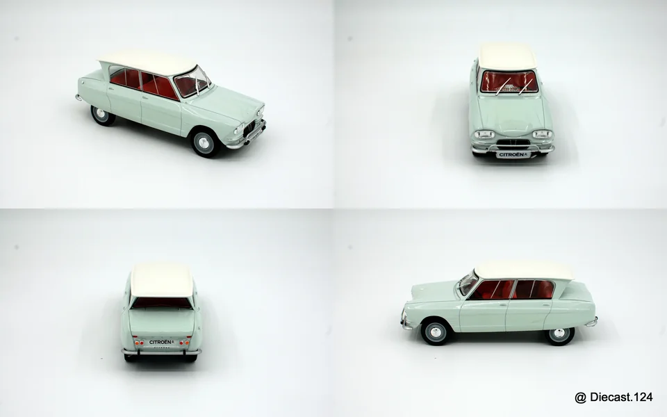 Four views of Citroen Ami 6