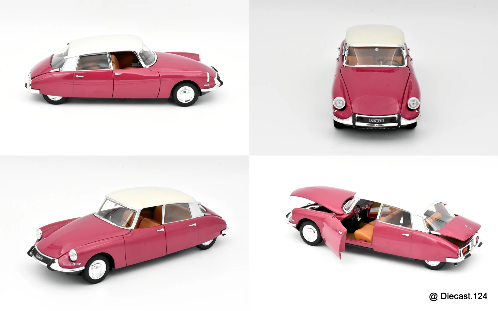 Four views of Citroen DS