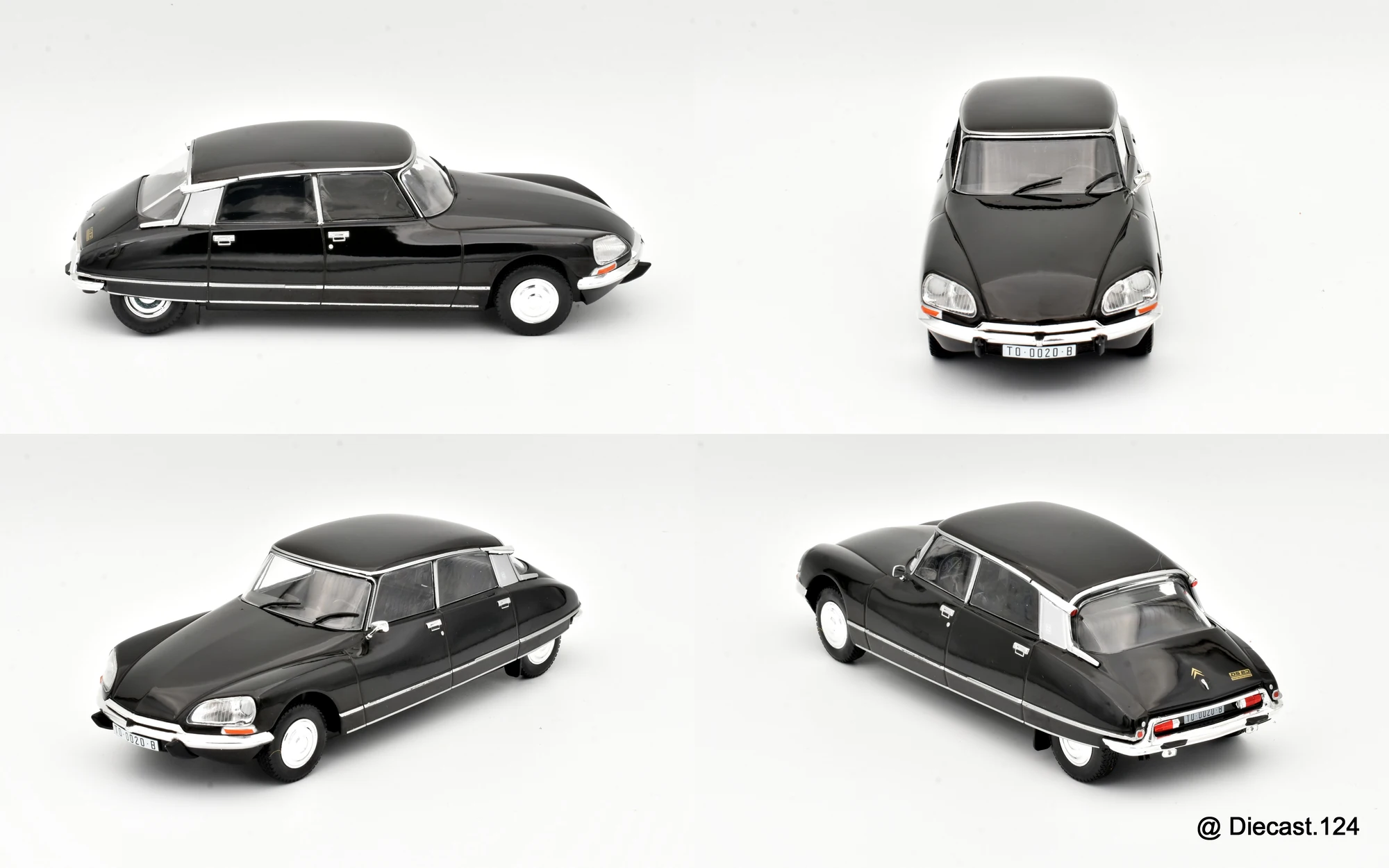 Four views of Citroen DS23 Pallas