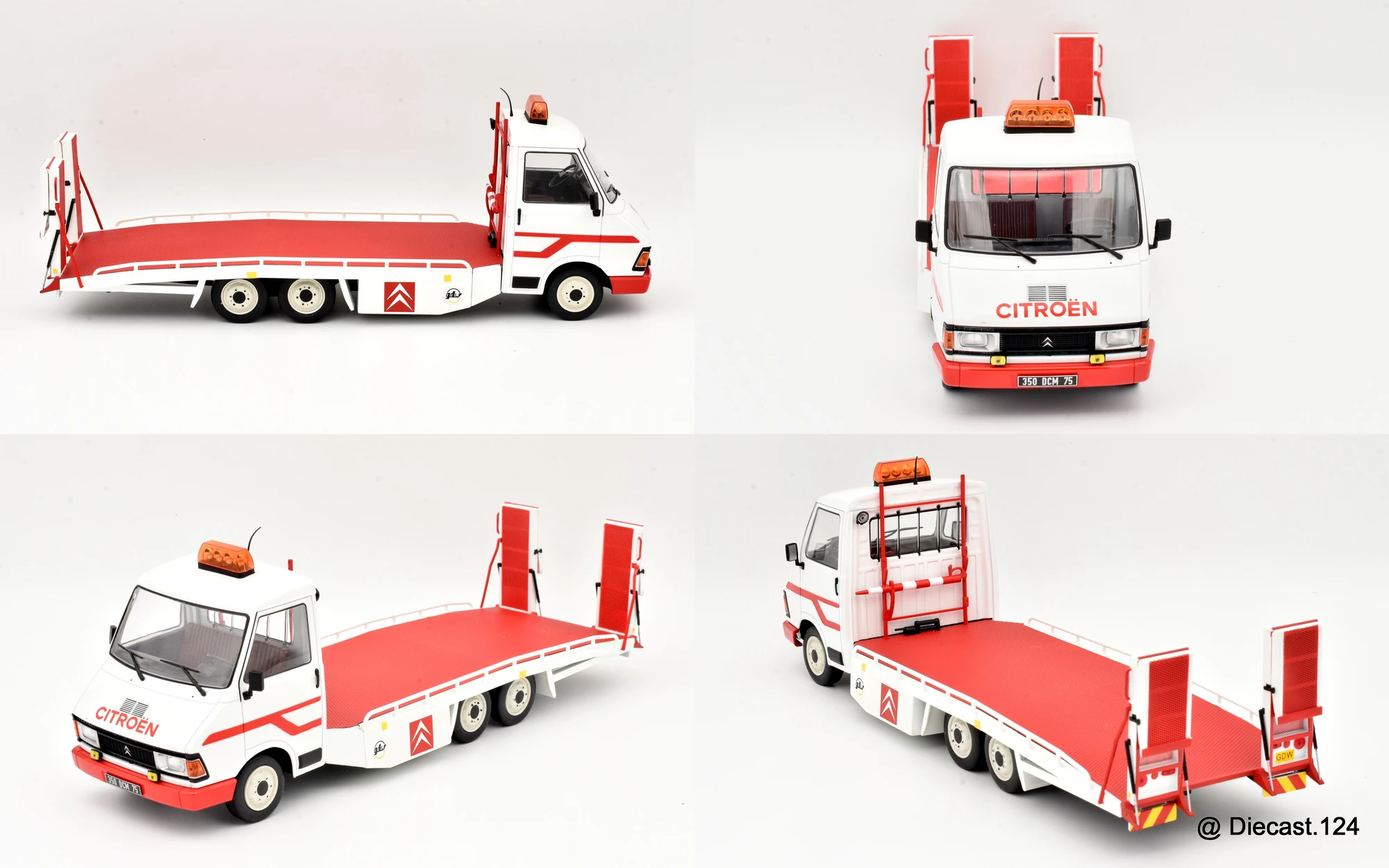 Four views of Citroen C35 Plateau