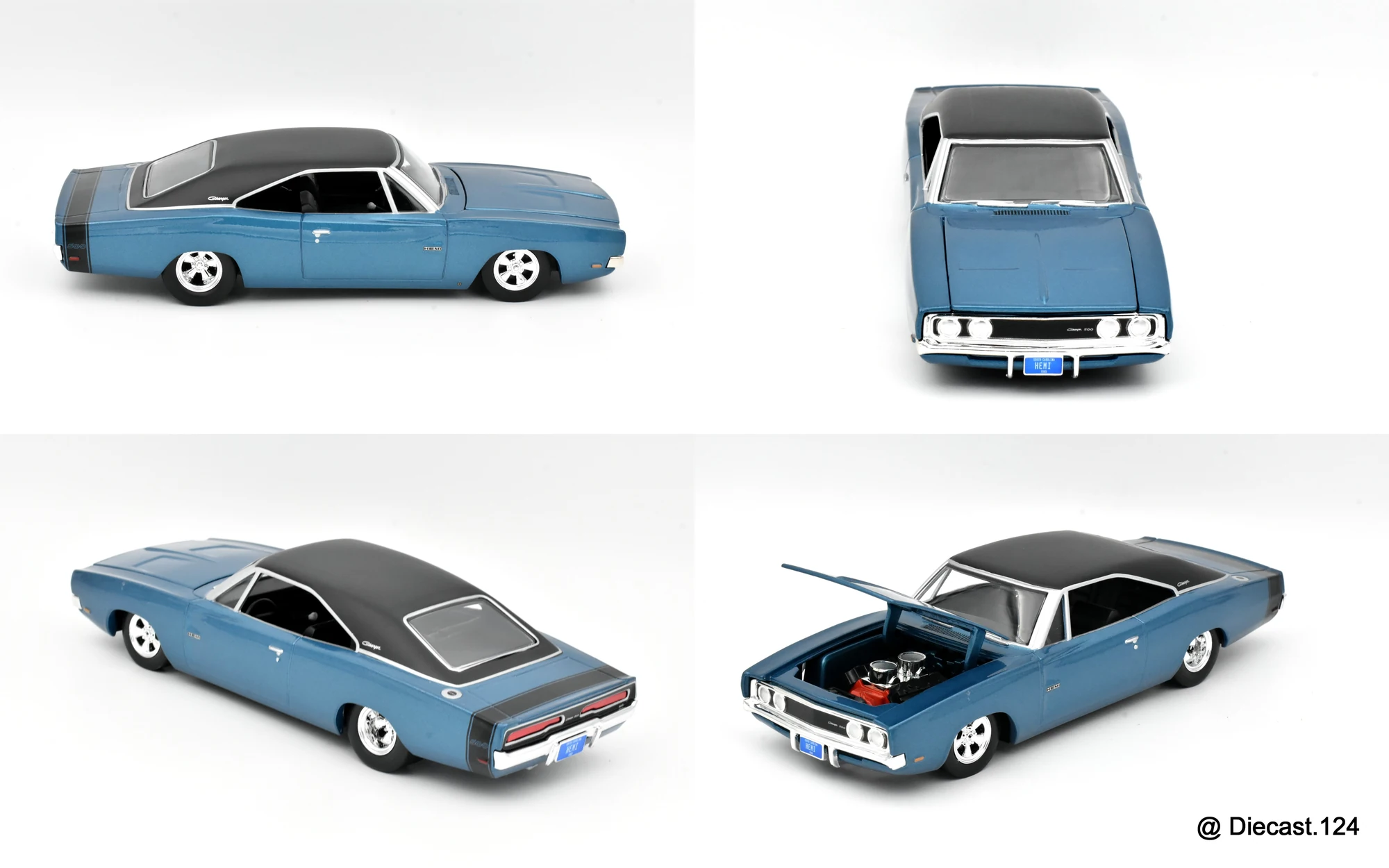 Four views of Dodge Charger 500