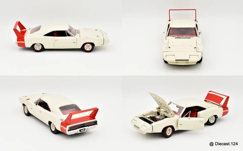 Four views of Dodge Charger Daytona