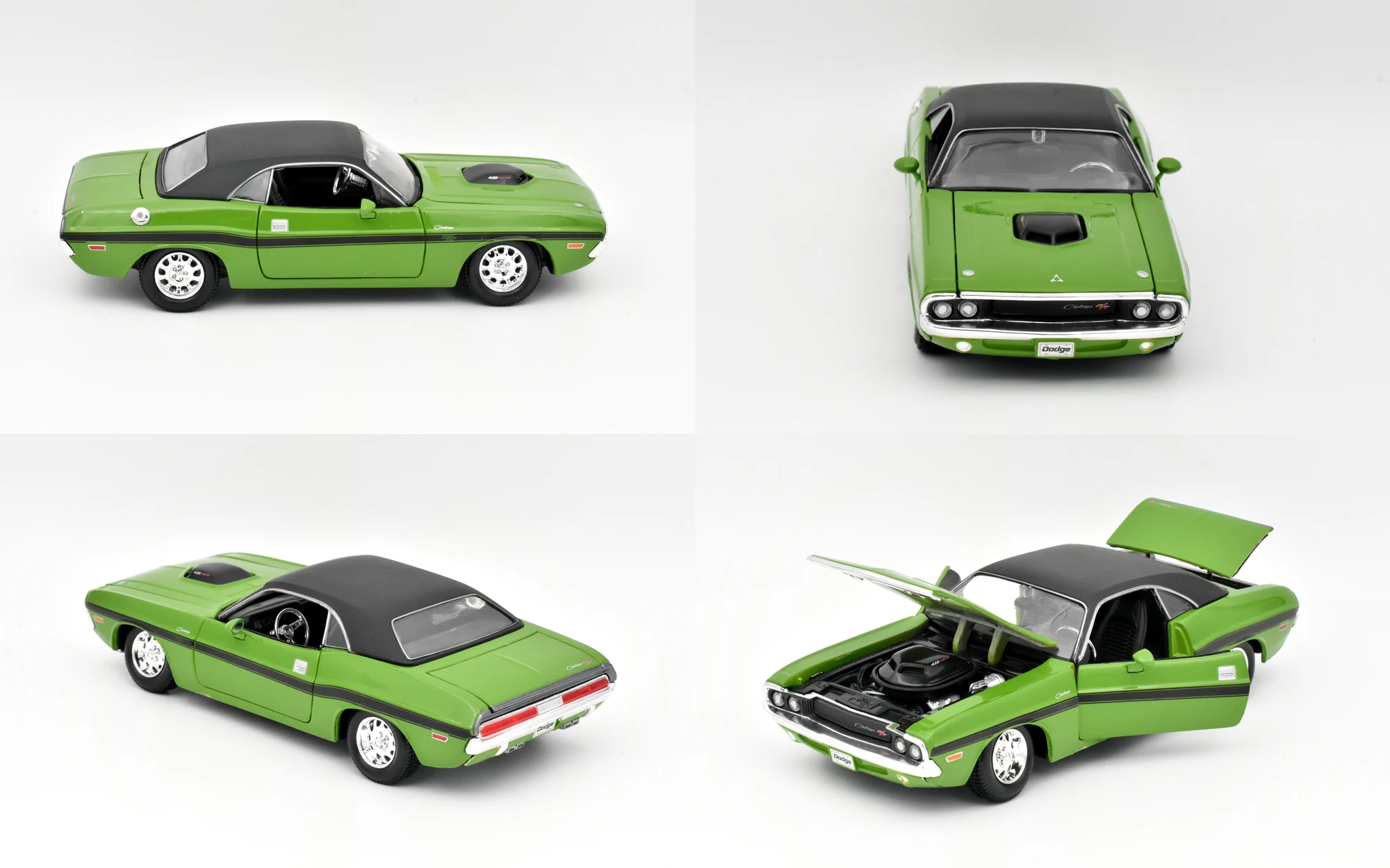 Four views of Dodge Challenger R/T Coupe