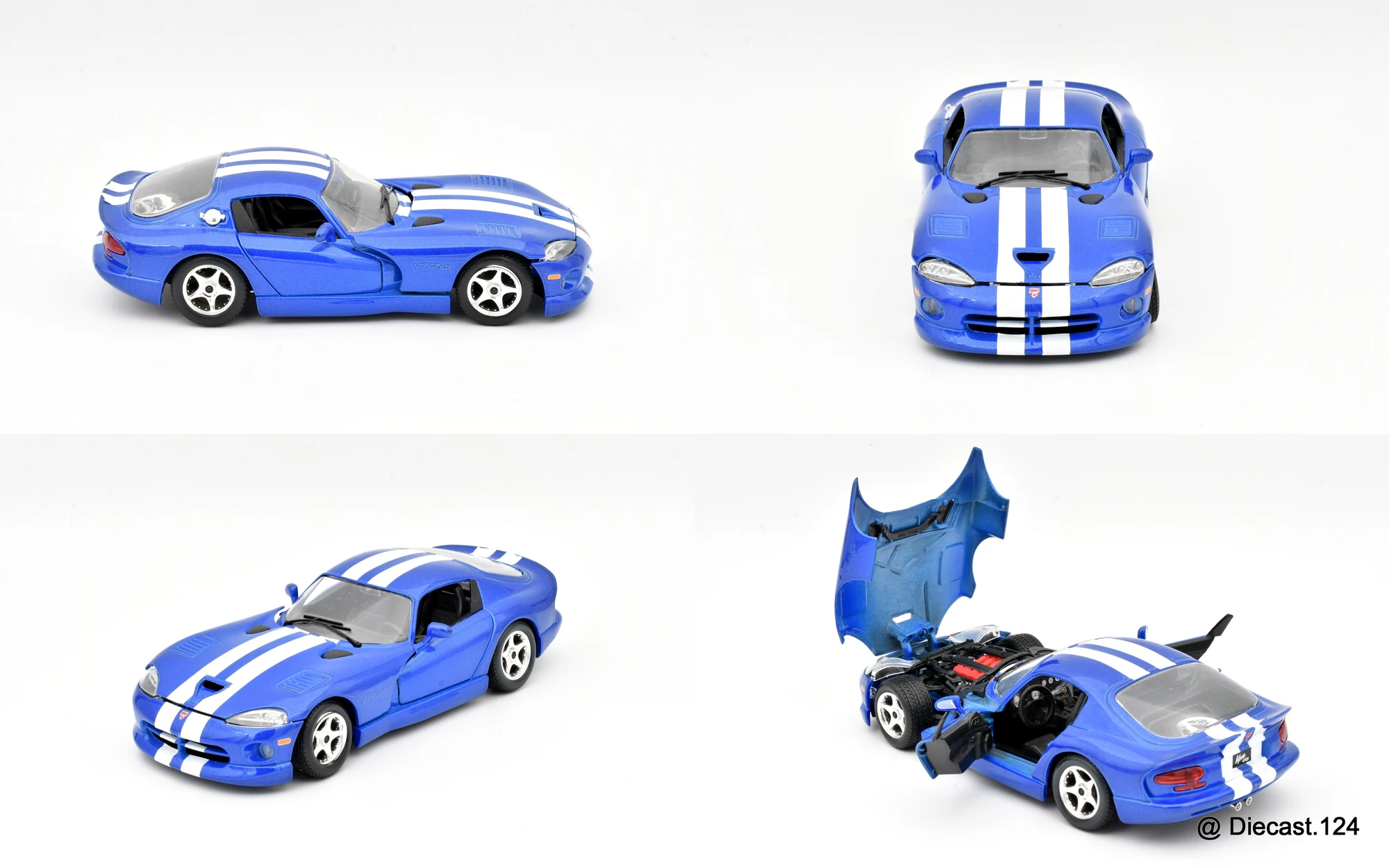 Four views of Dodge Viper (Phase II)