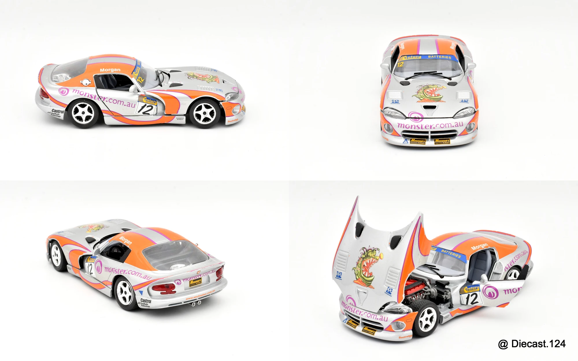 Four views of Dodge Viper GTS Coupe