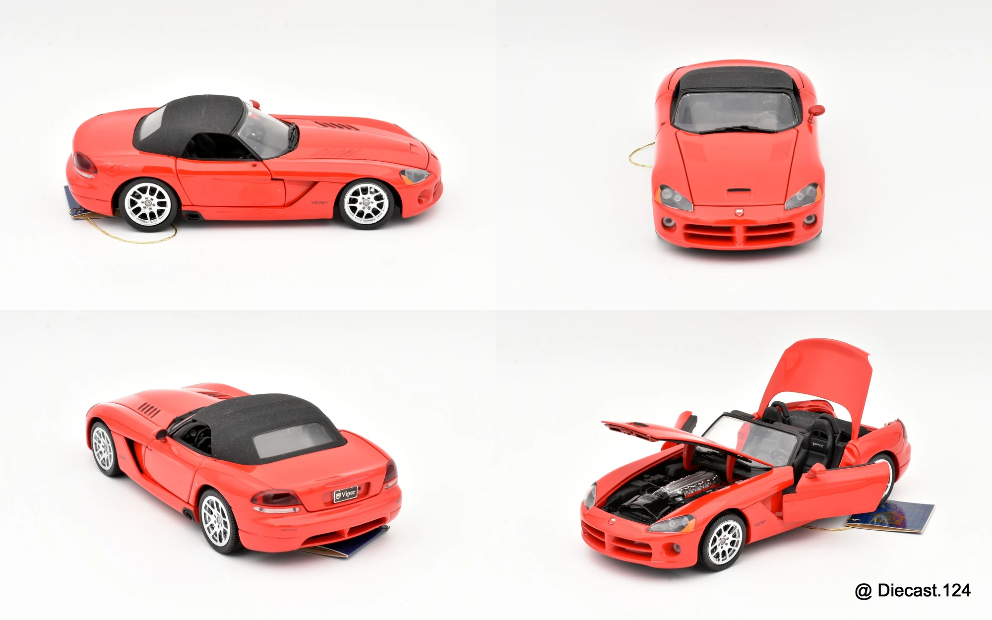 Four views of Dodge Viper SRT-10