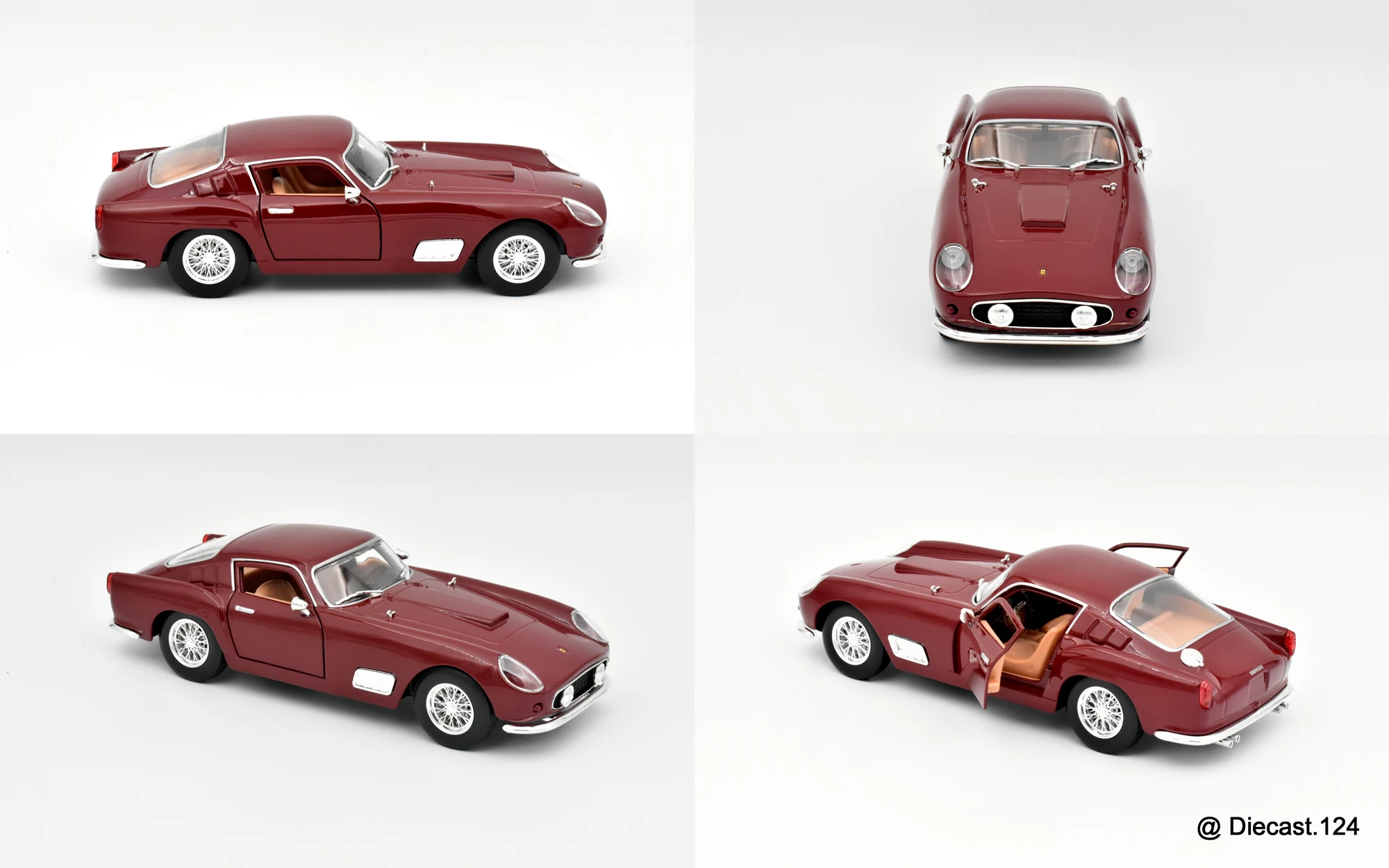 Four views of Ferrari 250 GT Berlinetta