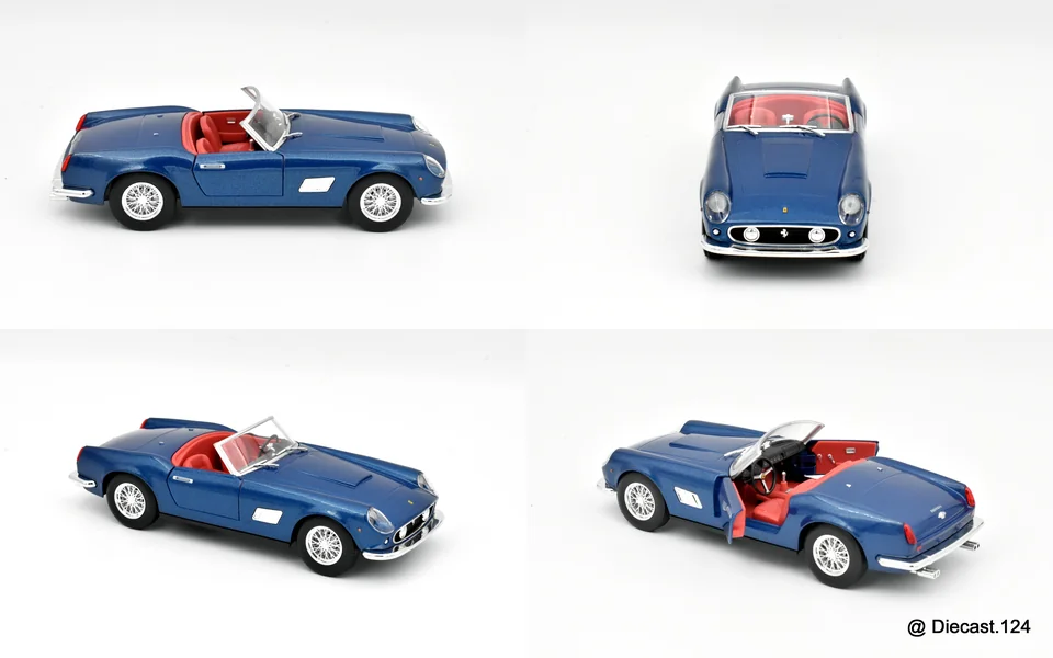 Four views of Ferrari 250 California