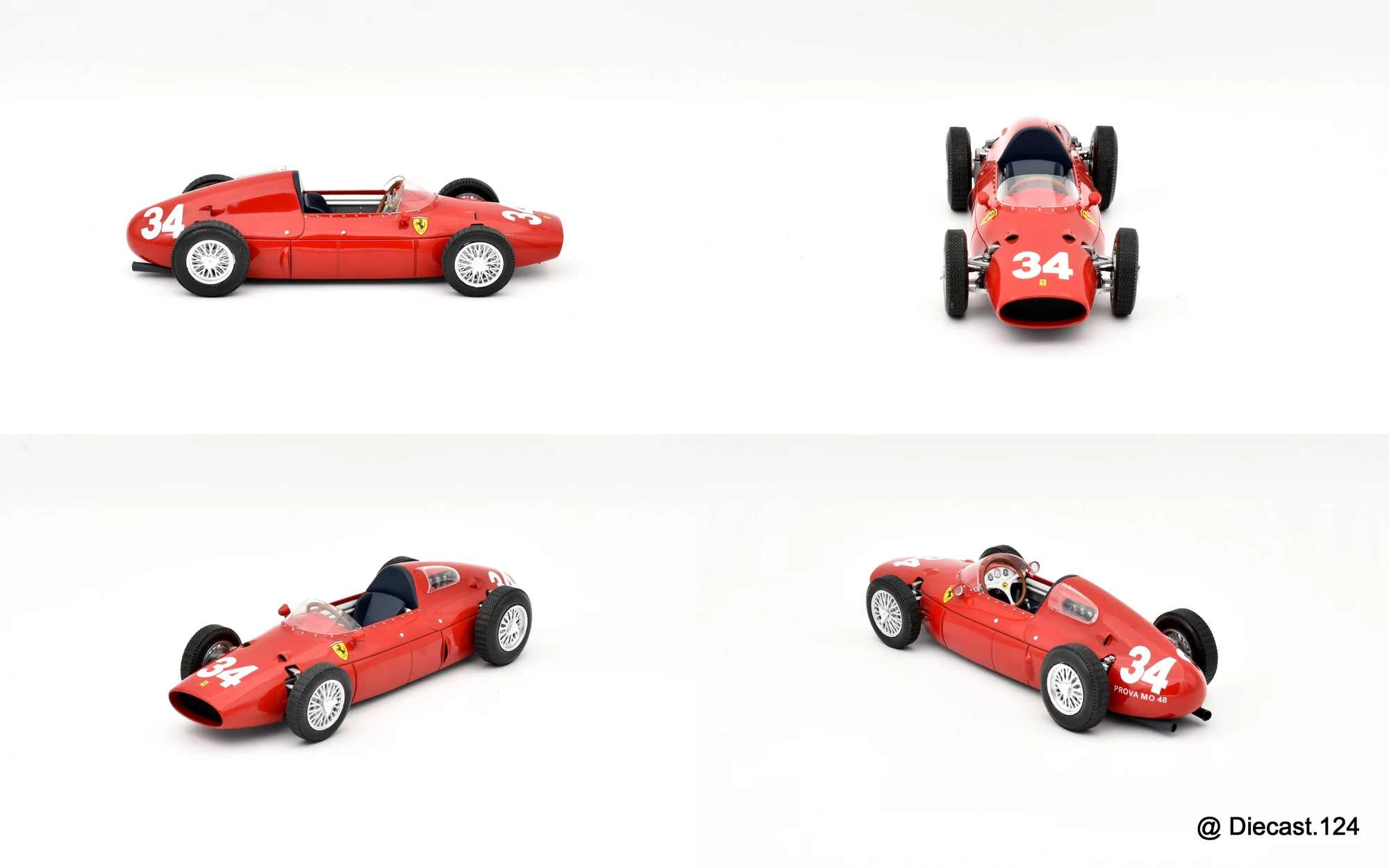 Four views of Ferrari 246 P