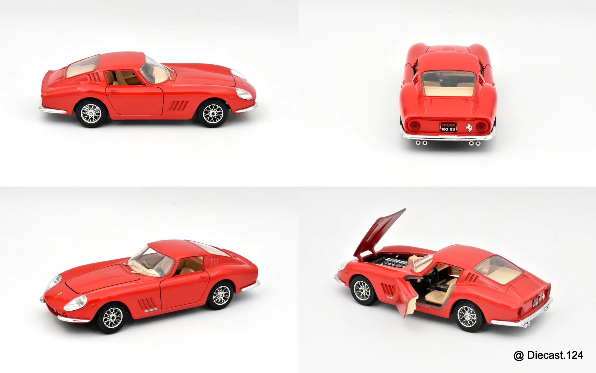 Four views of Ferrari 275 GTB/4