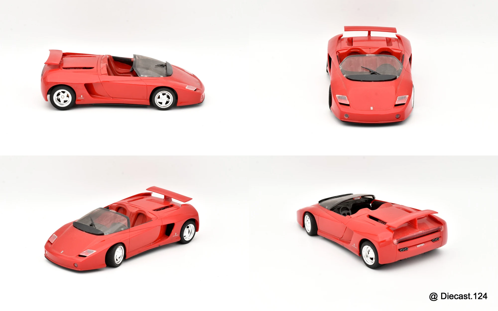 Four views of Ferrari Mythos