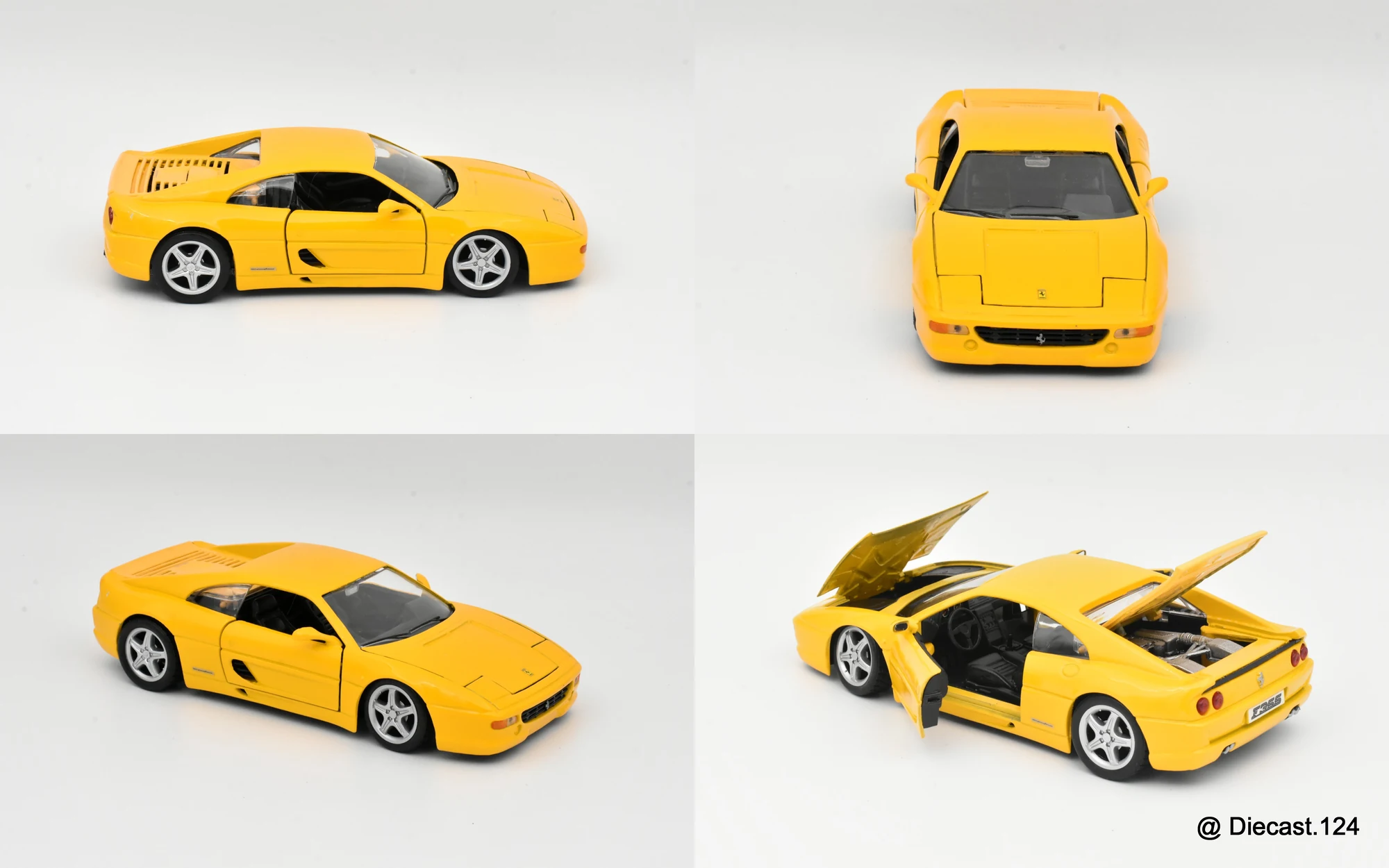 Four views of Ferrari F355 Berlinetta