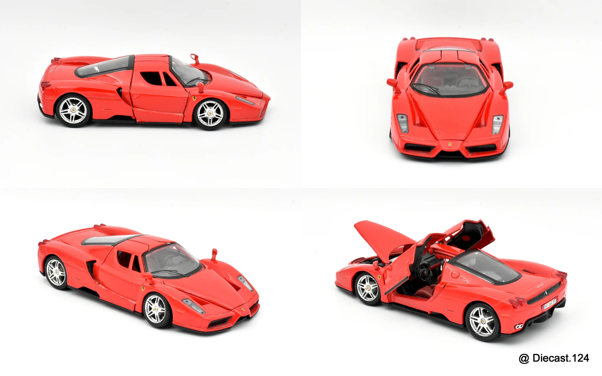 Four views of Ferrari Enzo
