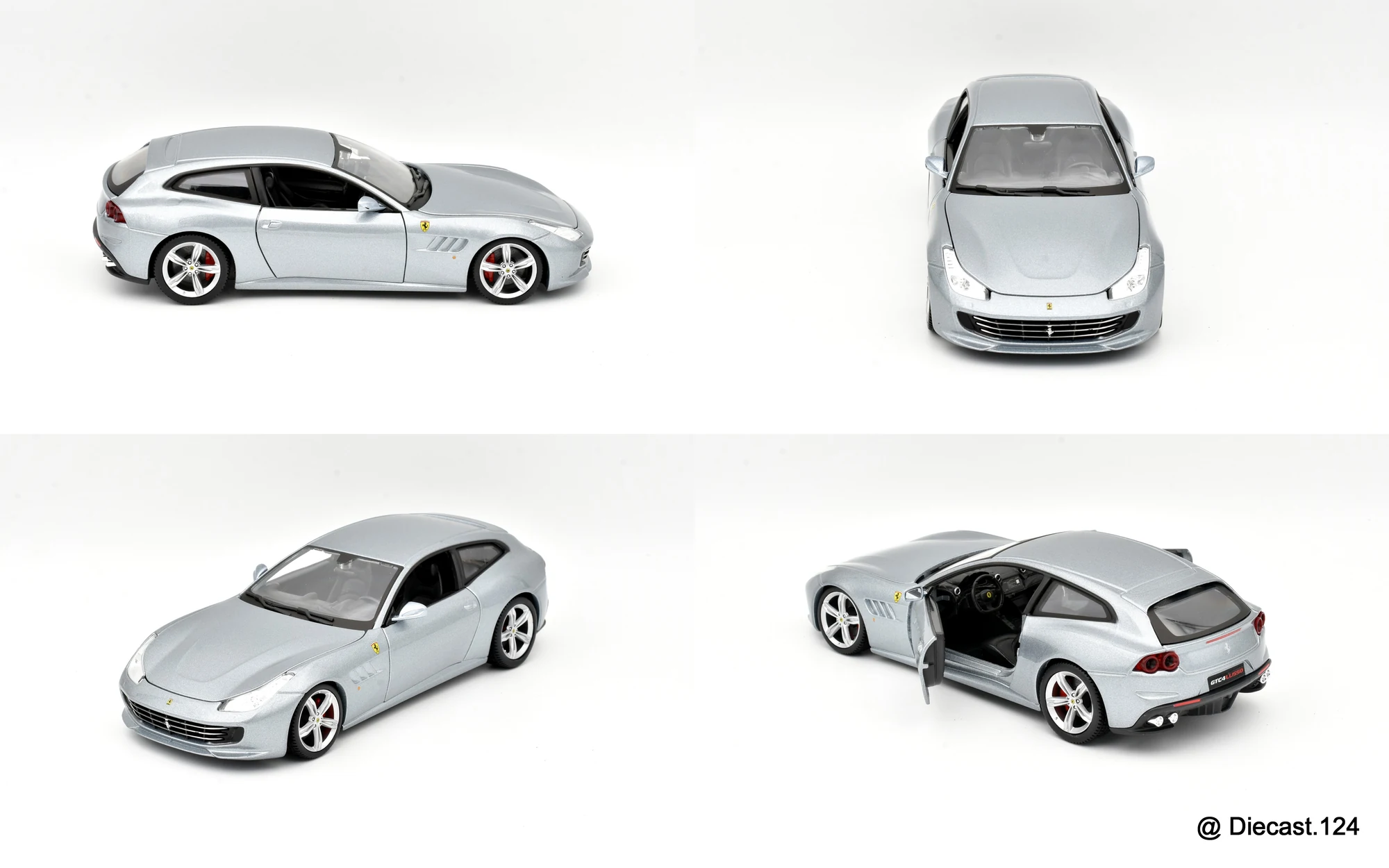 Four views of Ferrari Roma