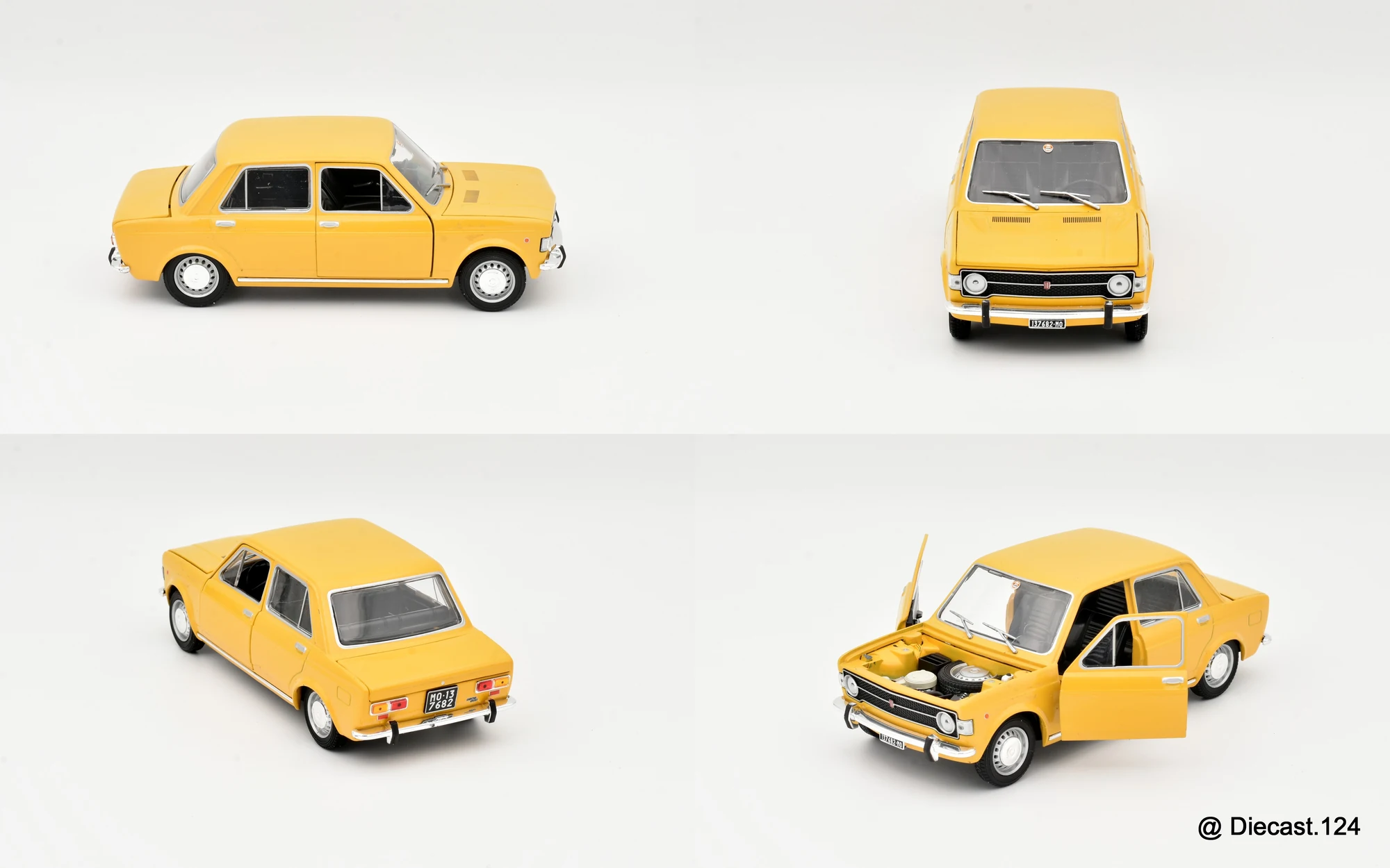 Four views of Fiat 128