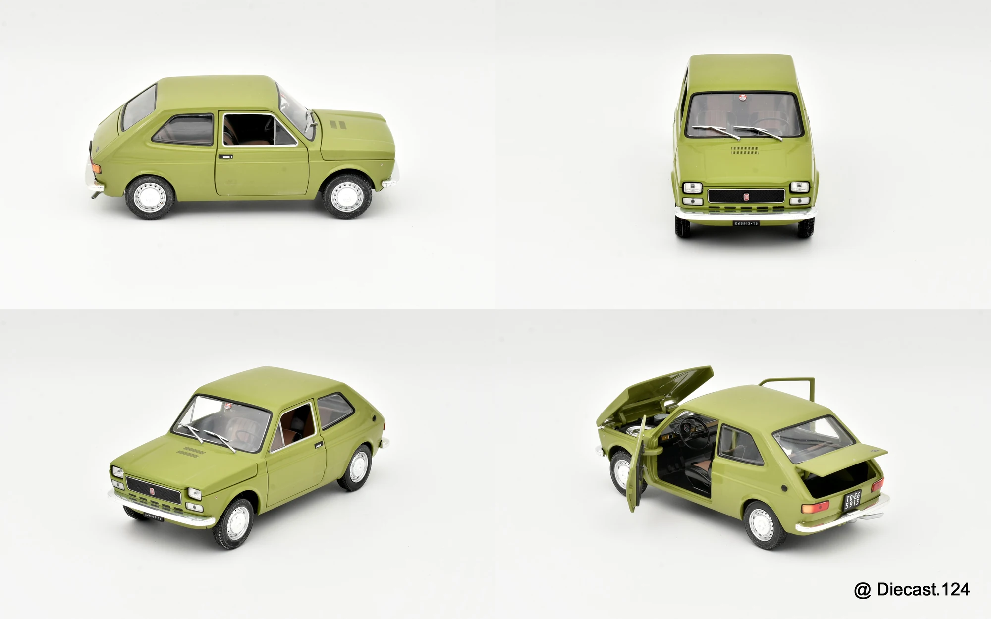 Four views of Fiat 127