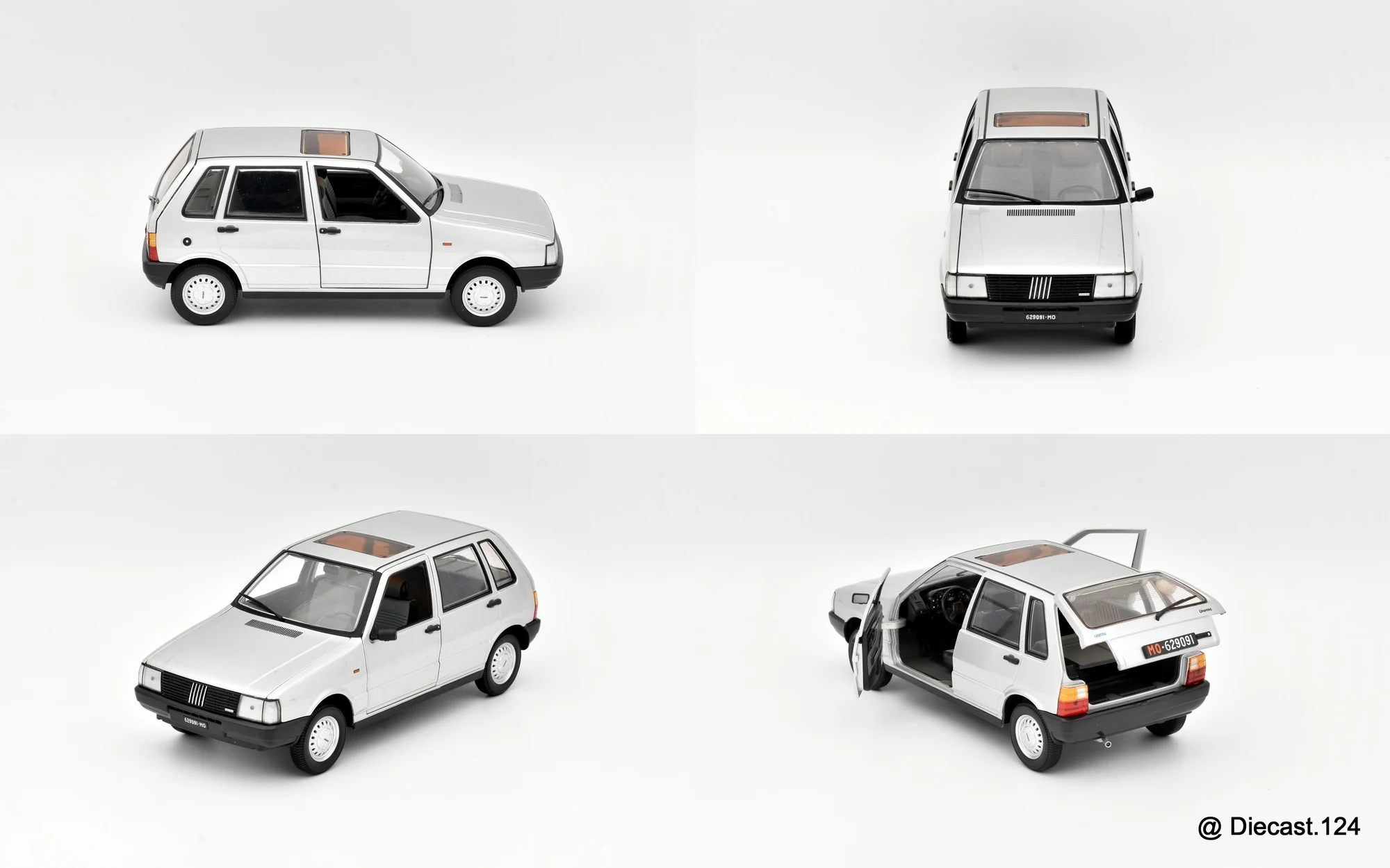 Four views of Fiat Uno 55 S