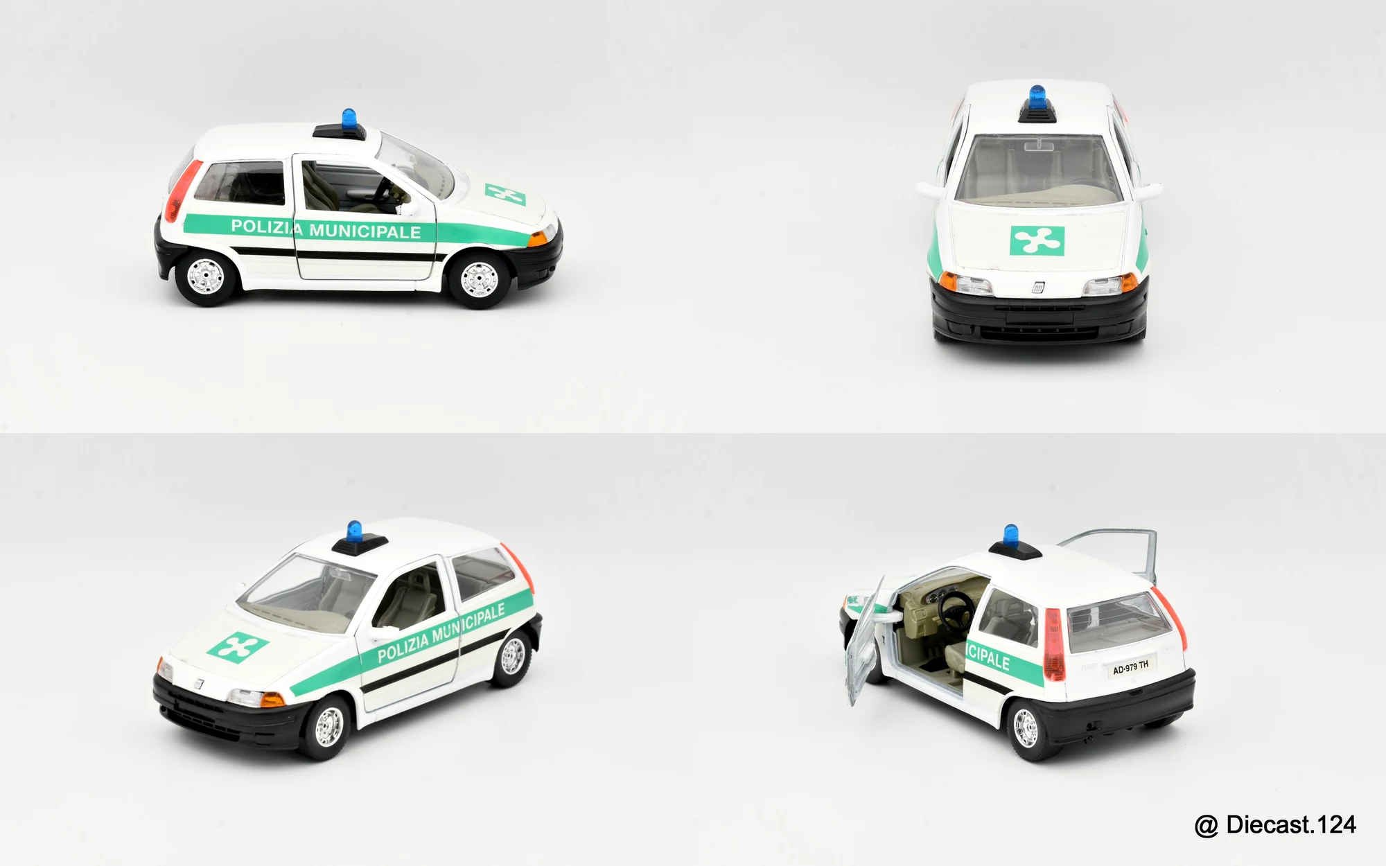 Four views of Fiat Punto