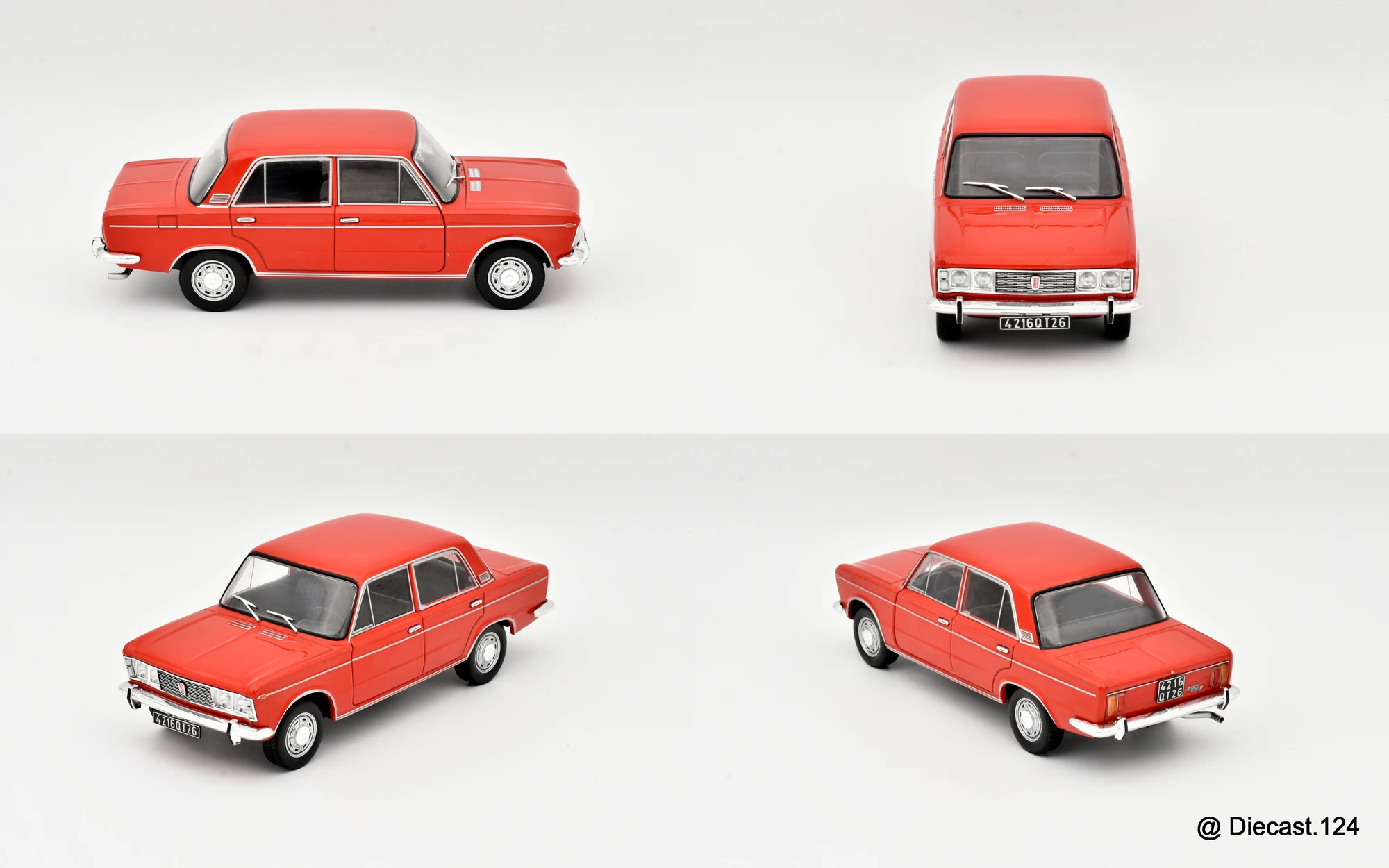 Four views of Fiat 125 Special